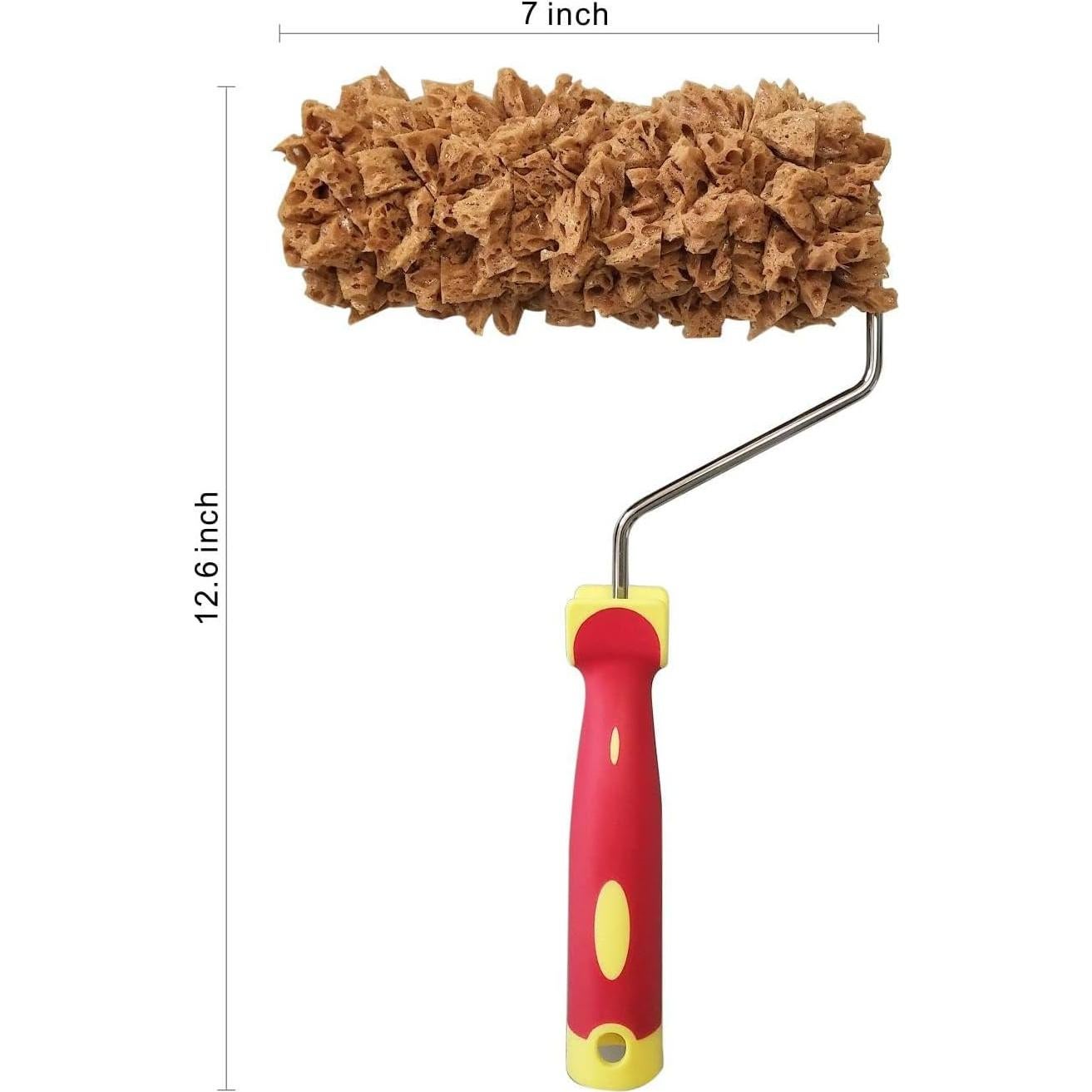 Rodillo de pintura de esponja Hanroy 17.78 cm para texturas