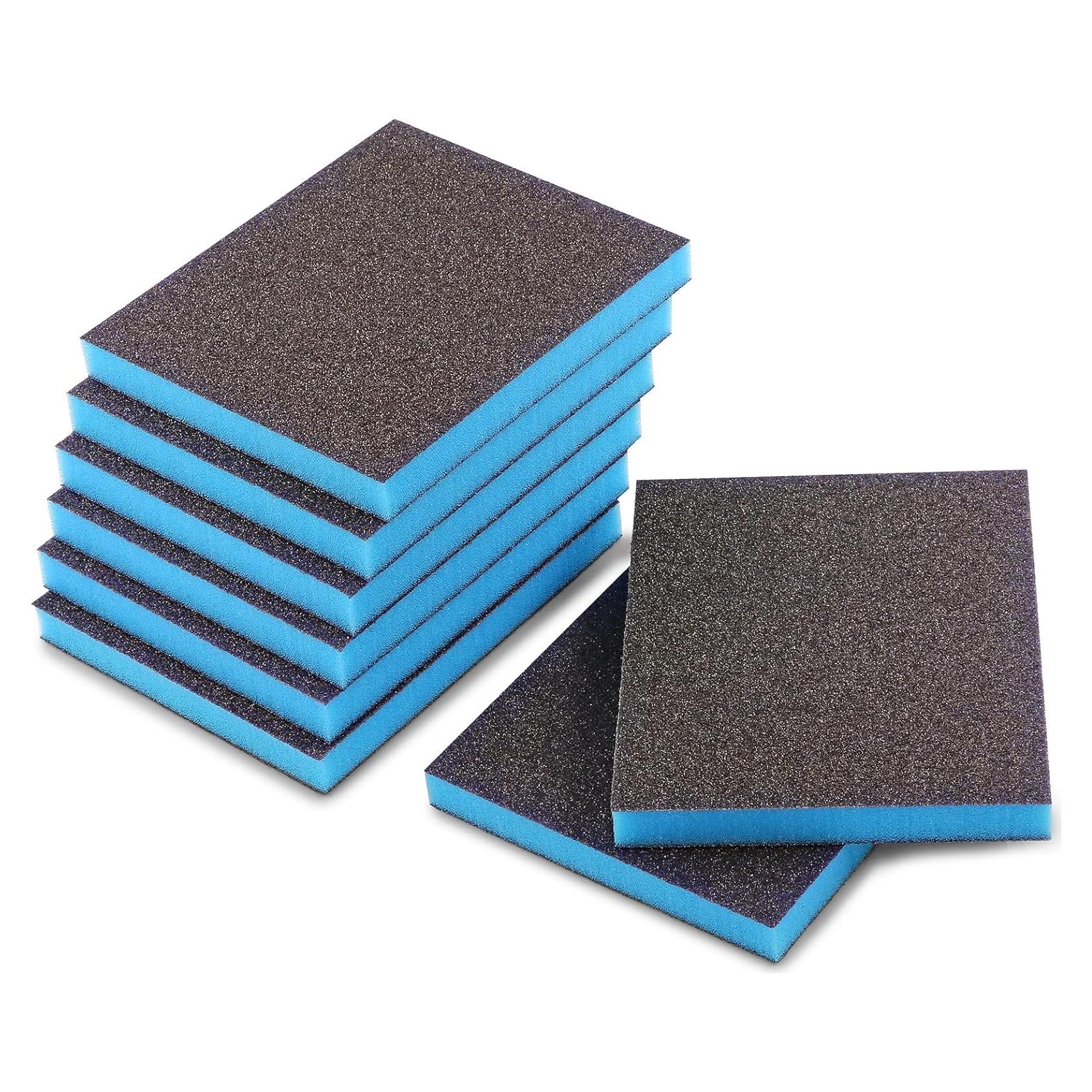 8 Piezas Esponjas de Lijado Jamiikury 60 Granos Lavables 100x120mm