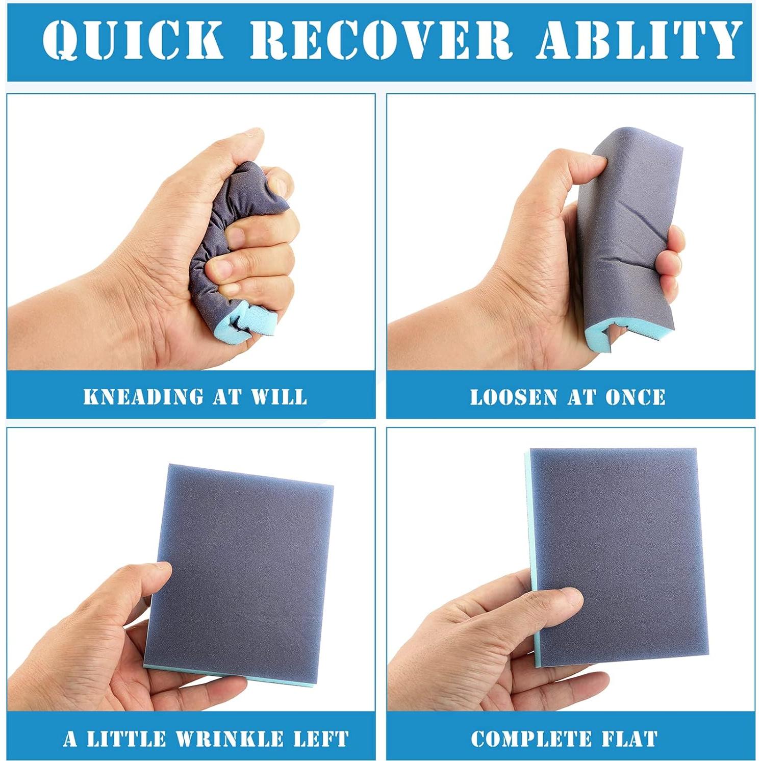 8 Piezas Esponjas de Lijado Jamiikury 60 Granos Lavables 100x120mm