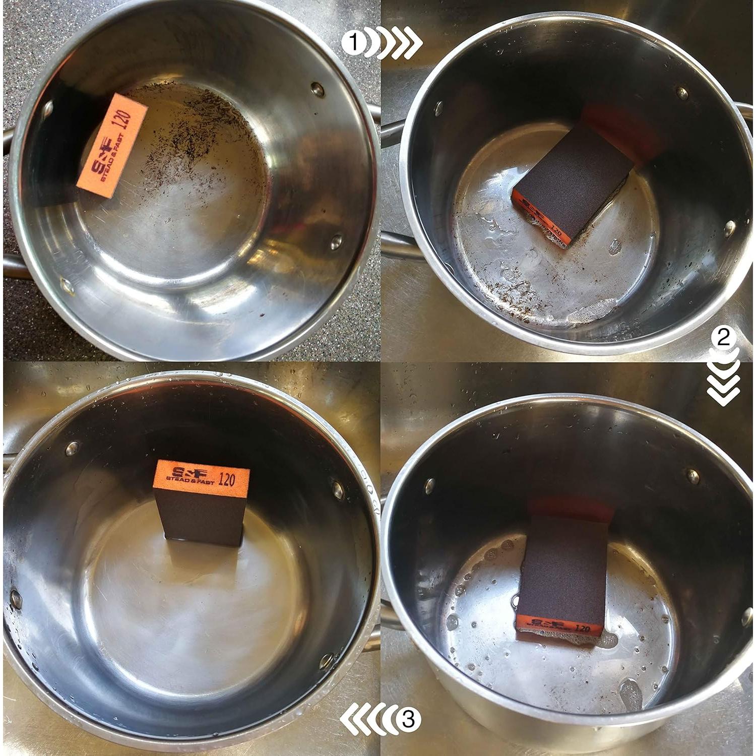 Bloque de Lijado 10 Pcs S&F STEAD & FAST Granos 60-320