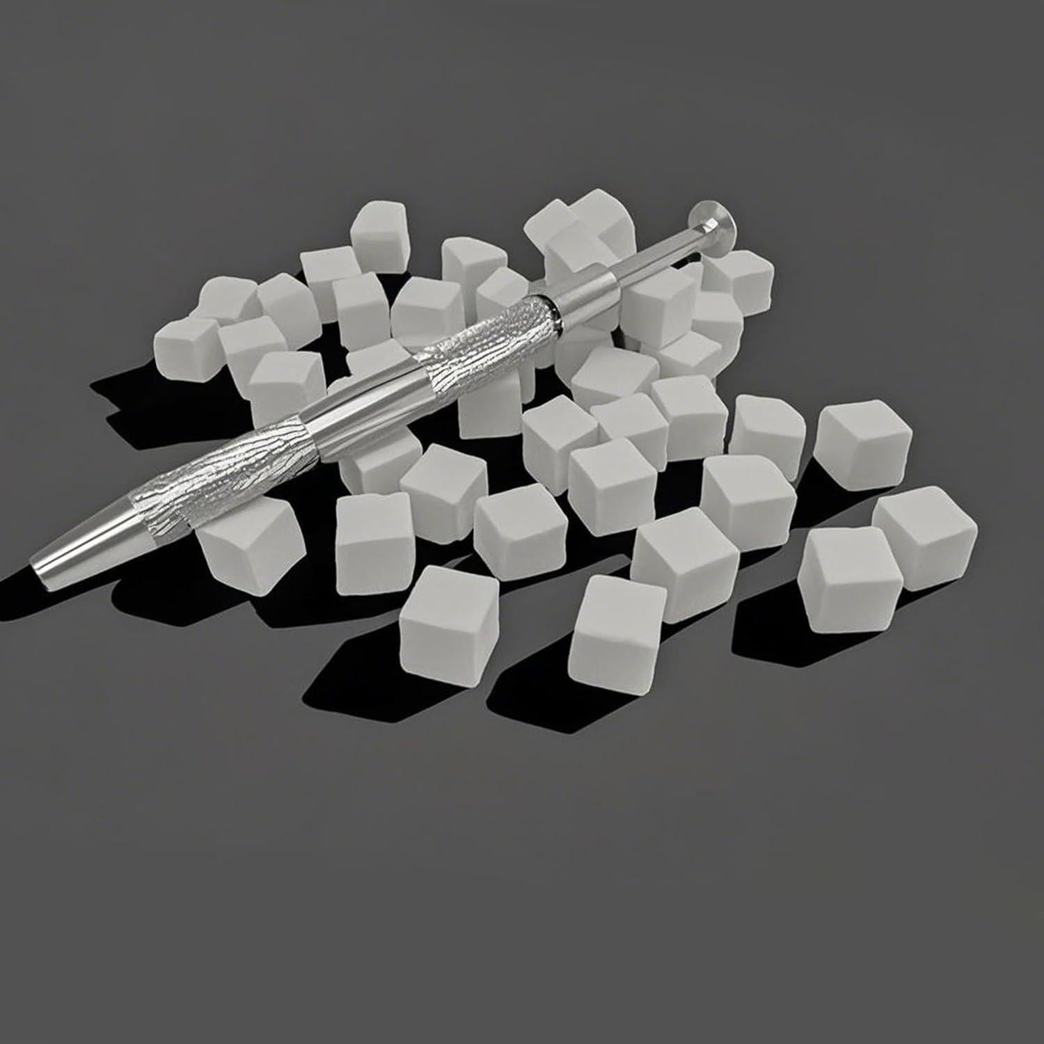 100 Esponjas para Arte de Uñas Ombre QZRUO + Bolígrafo