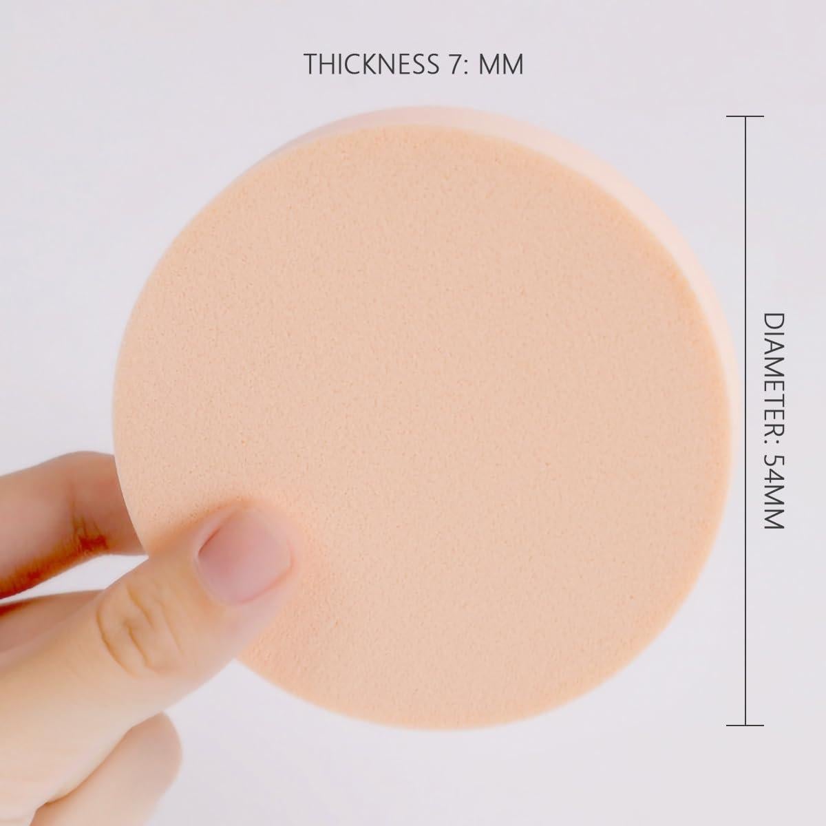 Esponjas de Maquillaje Puff WEIAN 25 Pcs para Base y Polvo