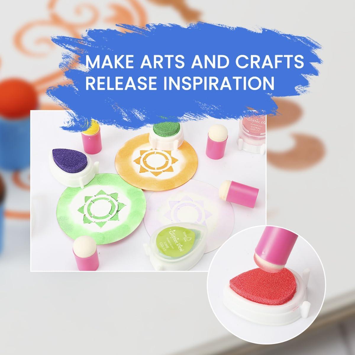 40 Aplicadores de Esponja para Dedos HAUSTGO - Estuche Incluido