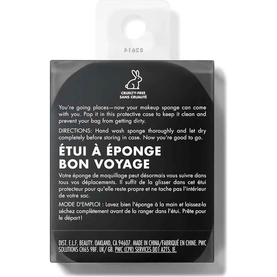 Estuche de Esponja de Viaje e.l.f. Cosmetics - Silicona Vegana