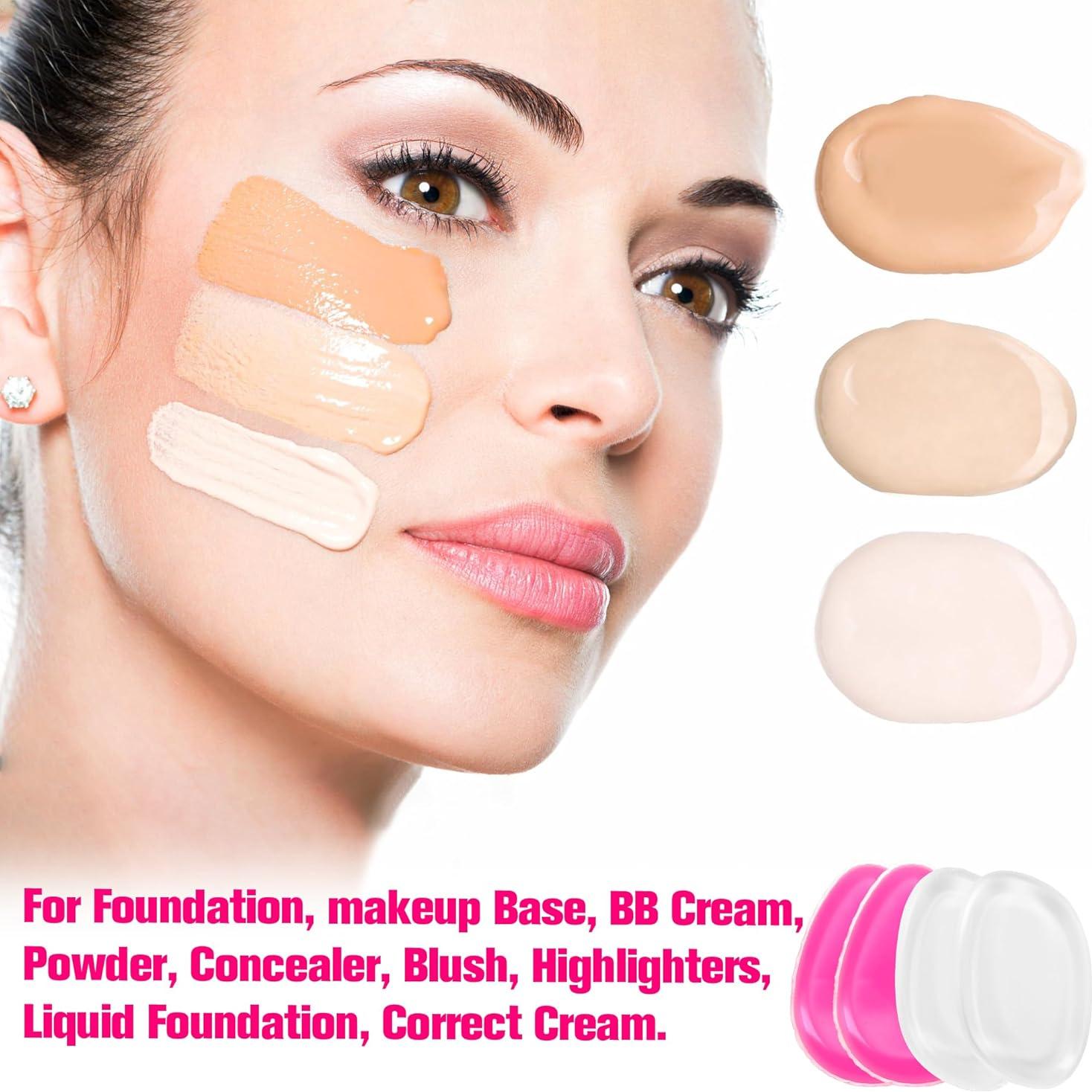 Juego de 4 Esponjas de Silicona Badong para Maquillaje