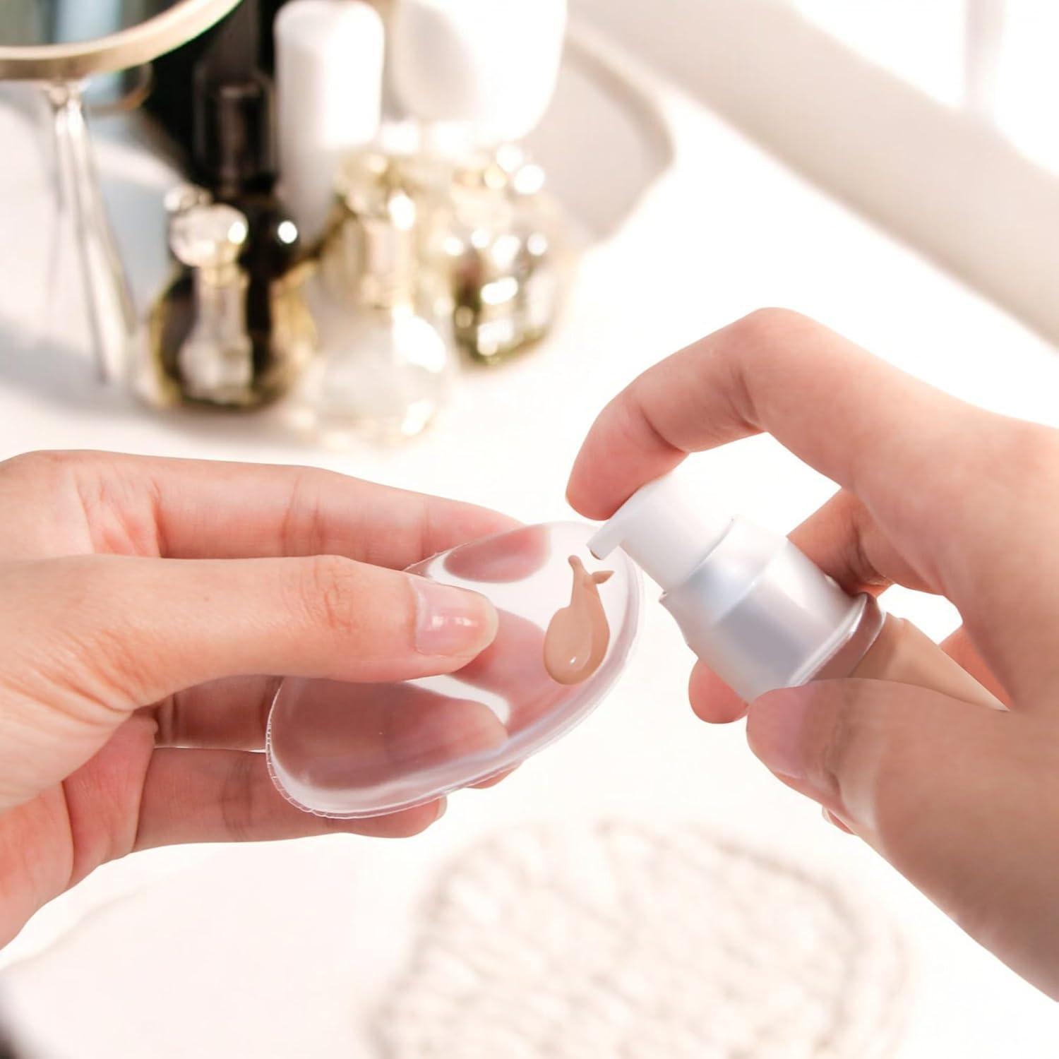 Juego de 4 Esponjas de Silicona Badong para Maquillaje