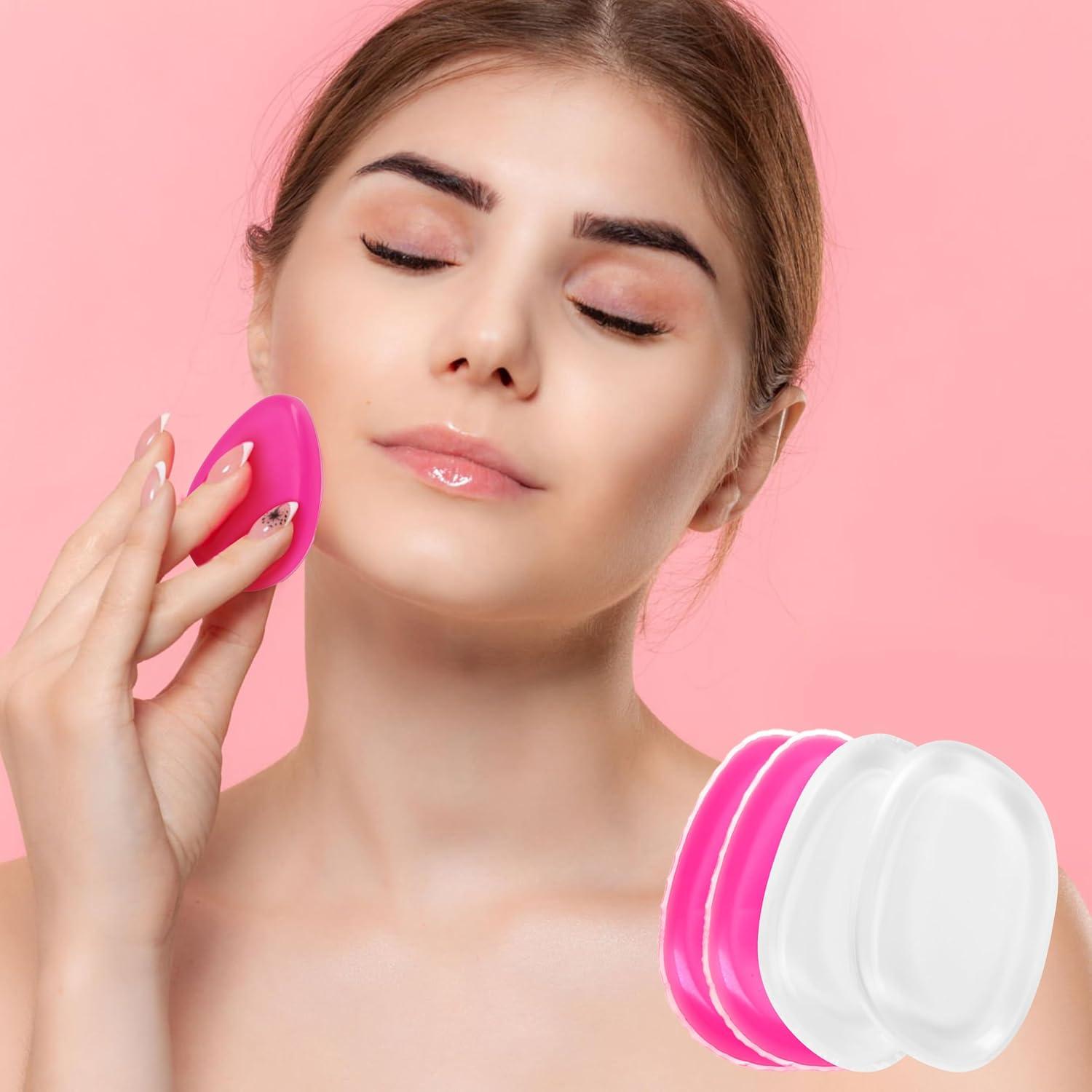 Juego de 4 Esponjas de Silicona Badong para Maquillaje