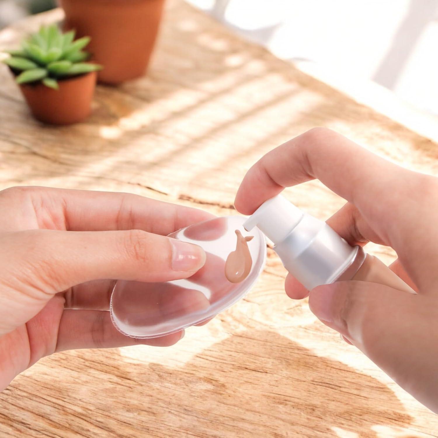 Juego de 4 Esponjas de Silicona Badong para Maquillaje