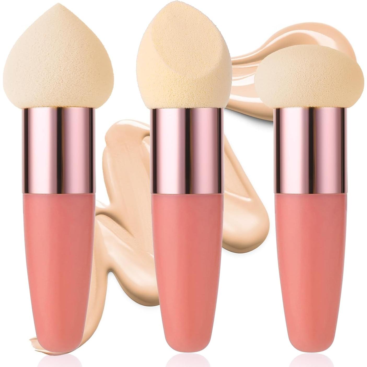 Set de Esponjas de Maquillaje Sibba 3 Pcs Latex y Plástico