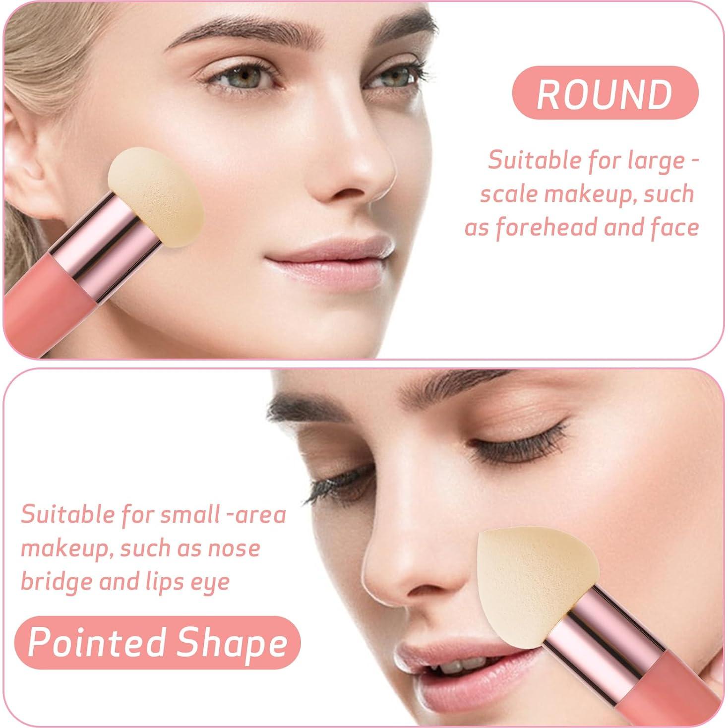 Set de Esponjas de Maquillaje Sibba 3 Pcs Latex y Plástico