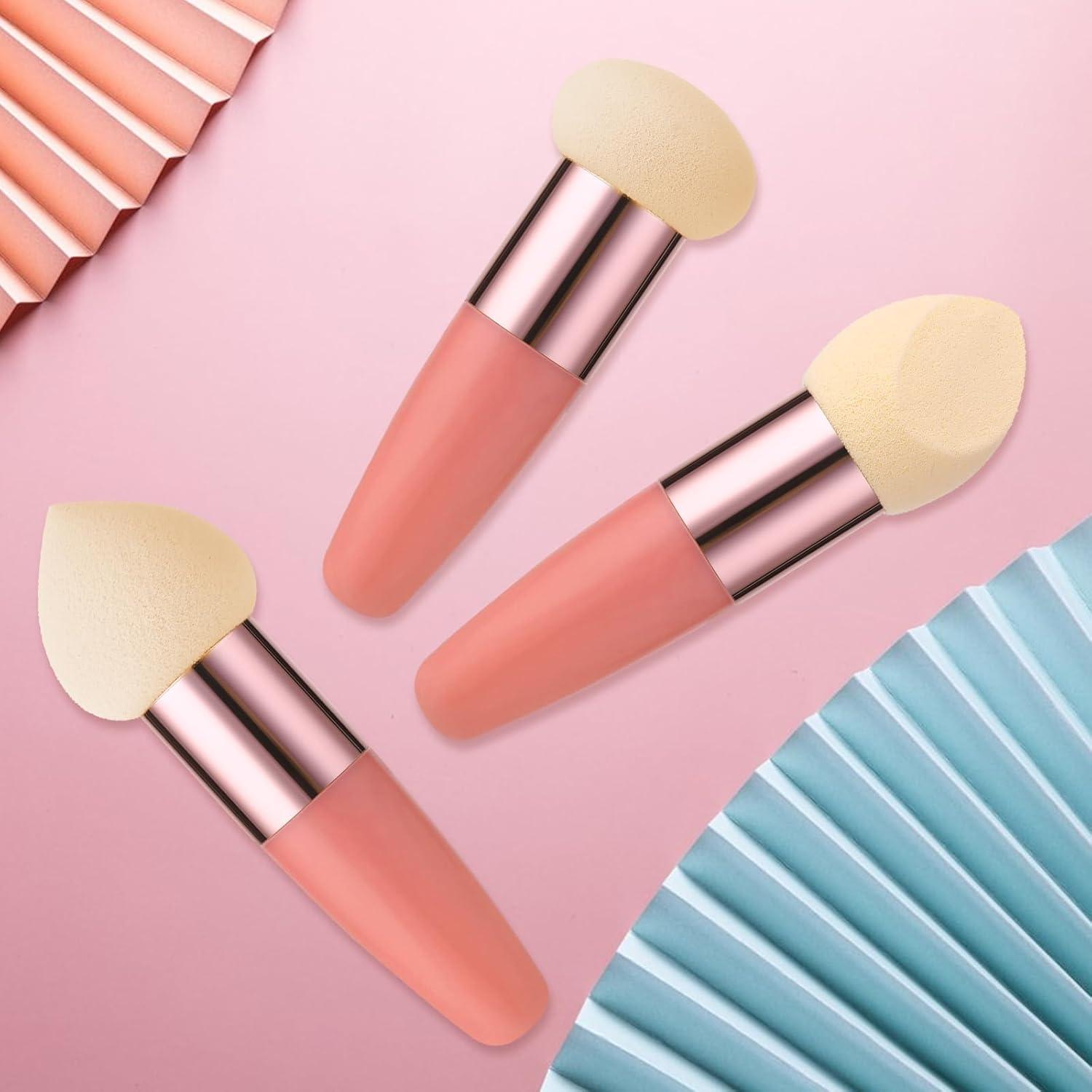 Set de Esponjas de Maquillaje Sibba 3 Pcs Latex y Plástico