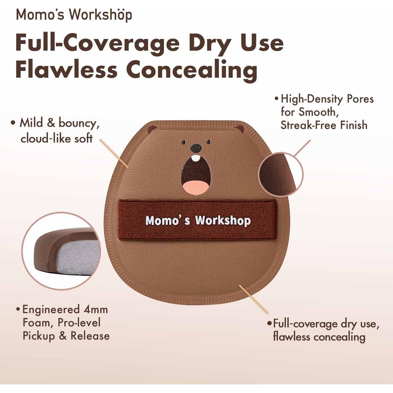 Esponjas de Maquillaje Rubycell 2PCS - Taller de Momo, Suaves y Reutilizables