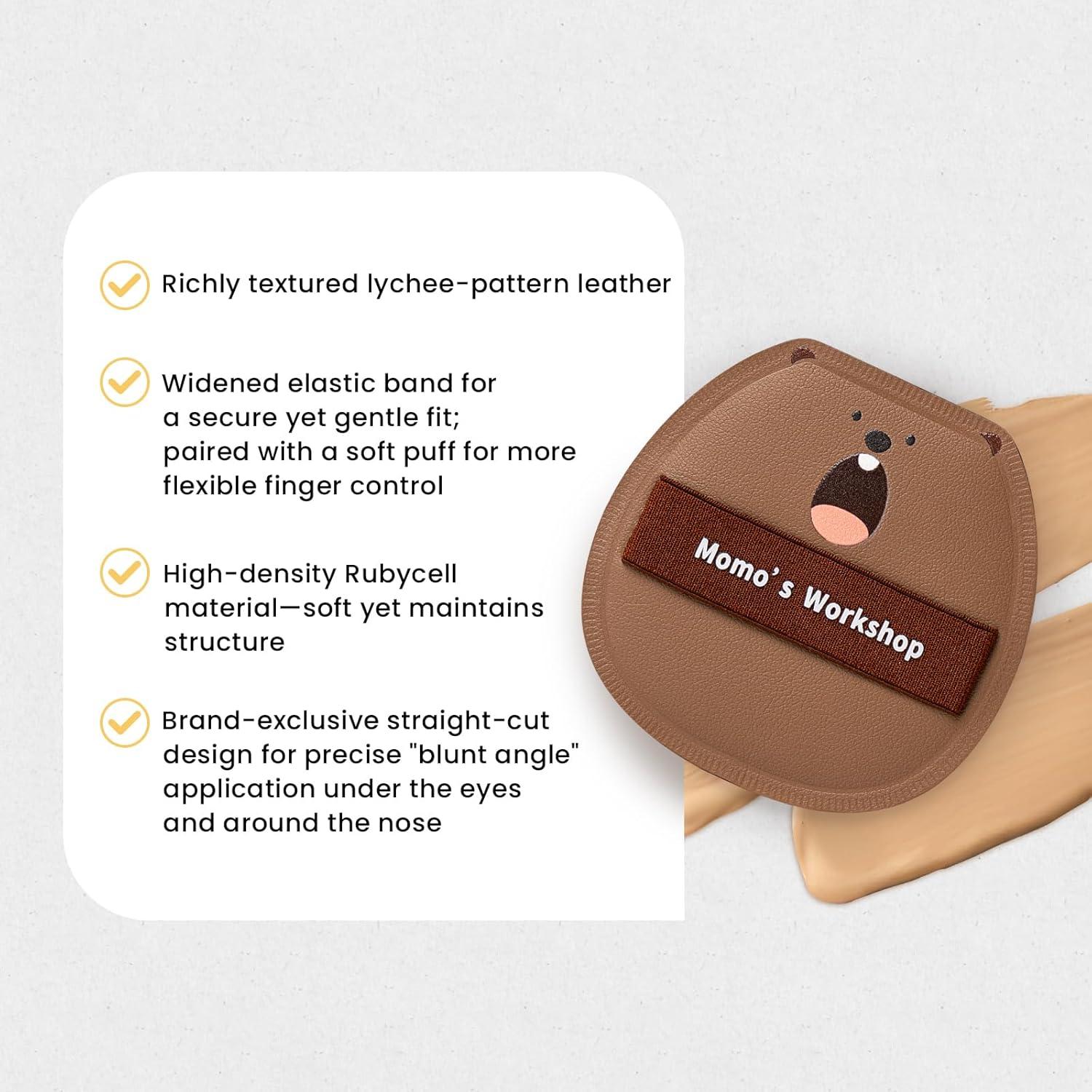 Esponjas de Maquillaje Rubycell 2PCS - Taller de Momo, Suaves y Reutilizables