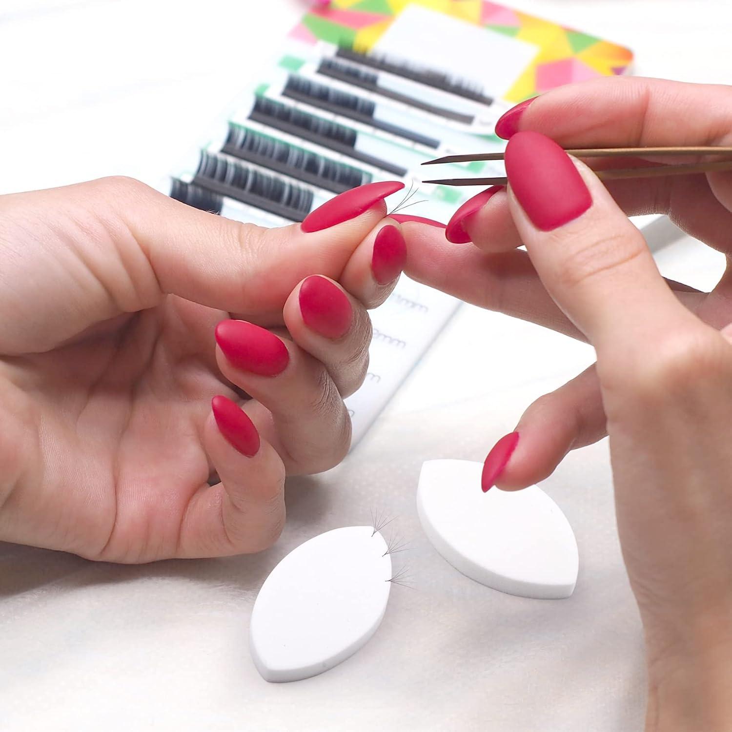 Esponjas de Práctica OIIKI 60 Pcs para Extensiones de Pestañas