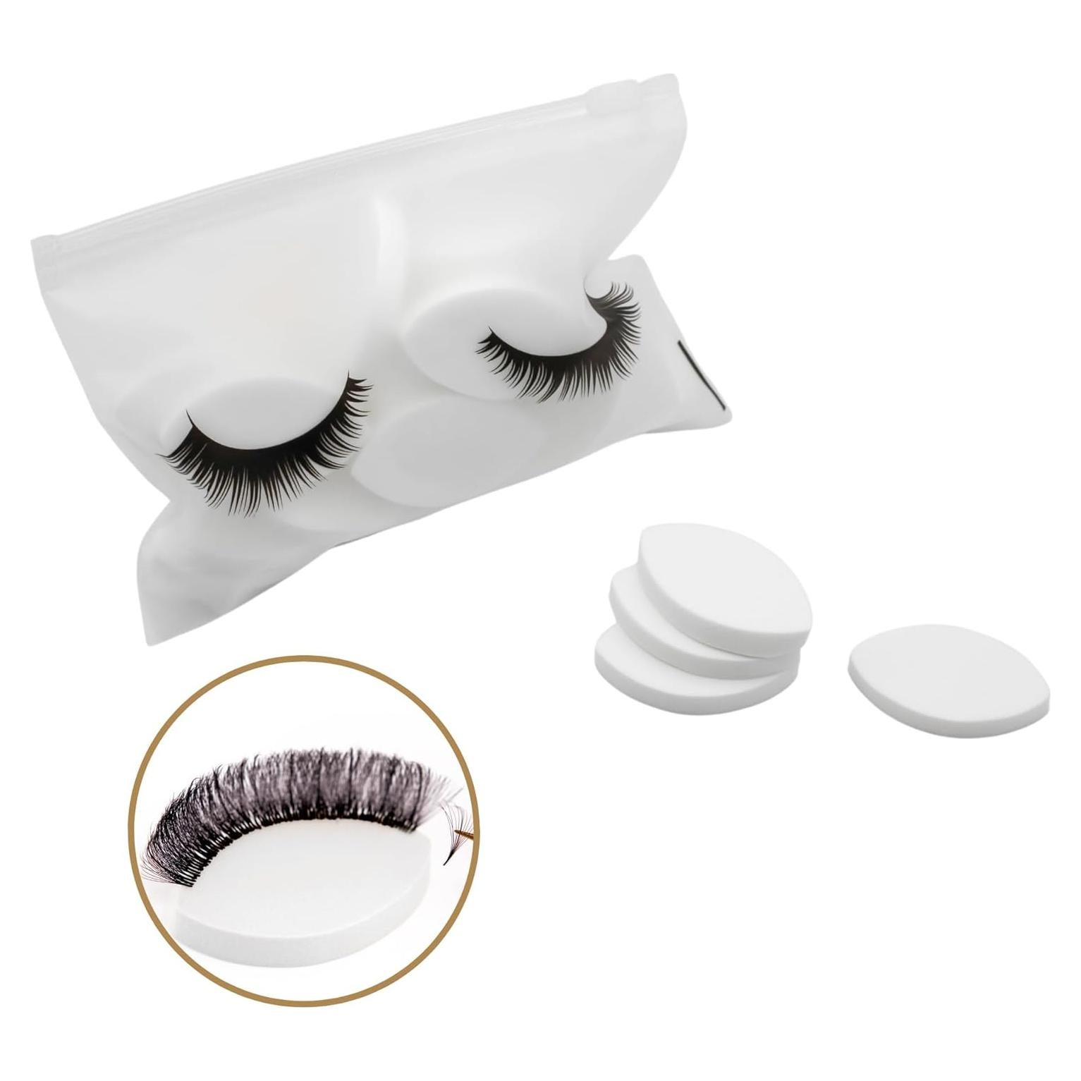 25 Esponjas de Práctica para Extensiones de Pestañas Mega Lash