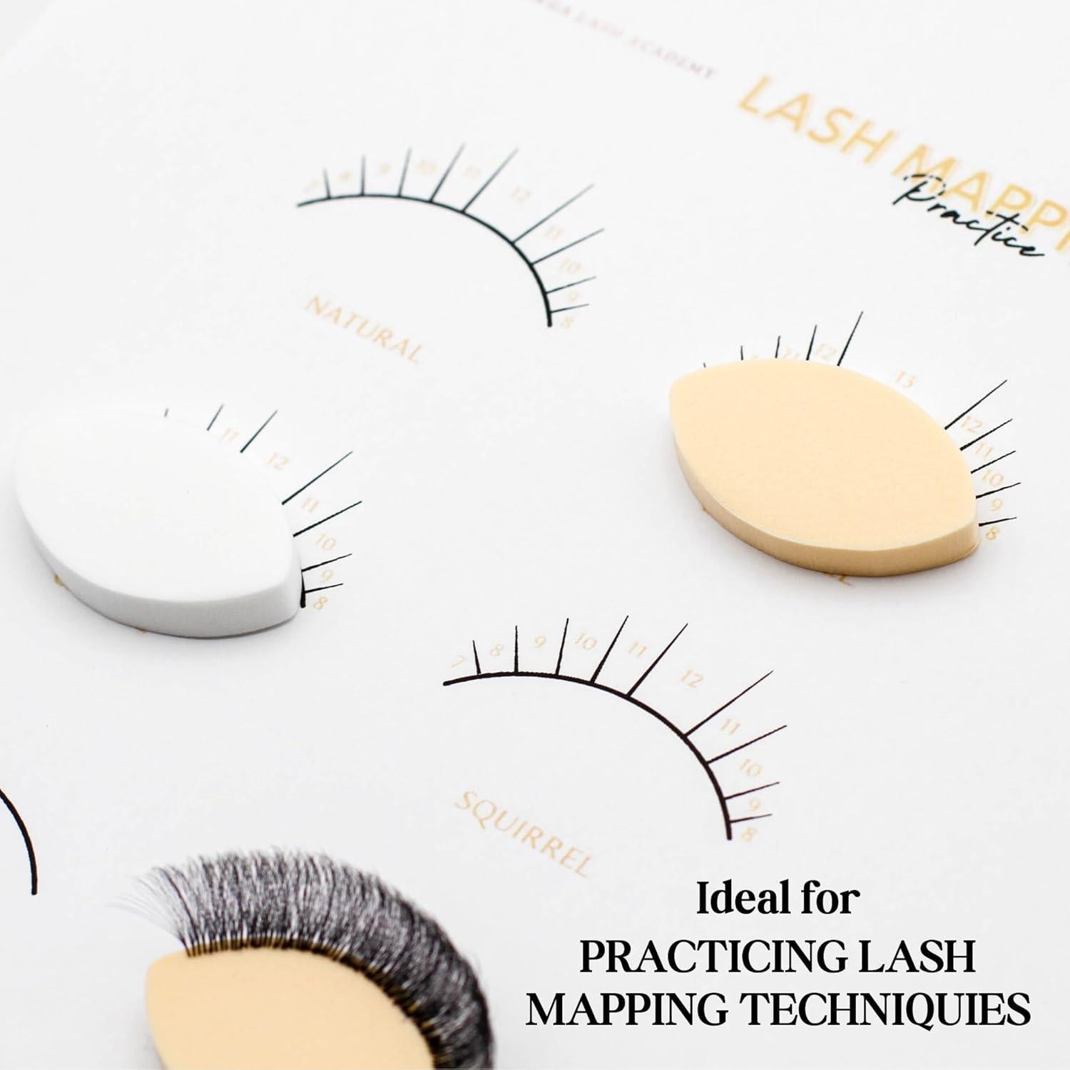 25 Esponjas de Práctica para Extensiones de Pestañas Mega Lash