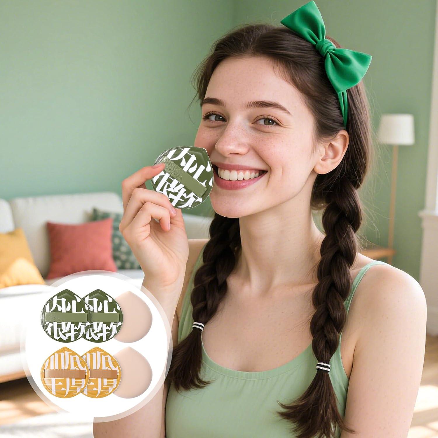 Set de 6 Esponjas de Maquillaje BOHUIZ Grande para Base y Corrector