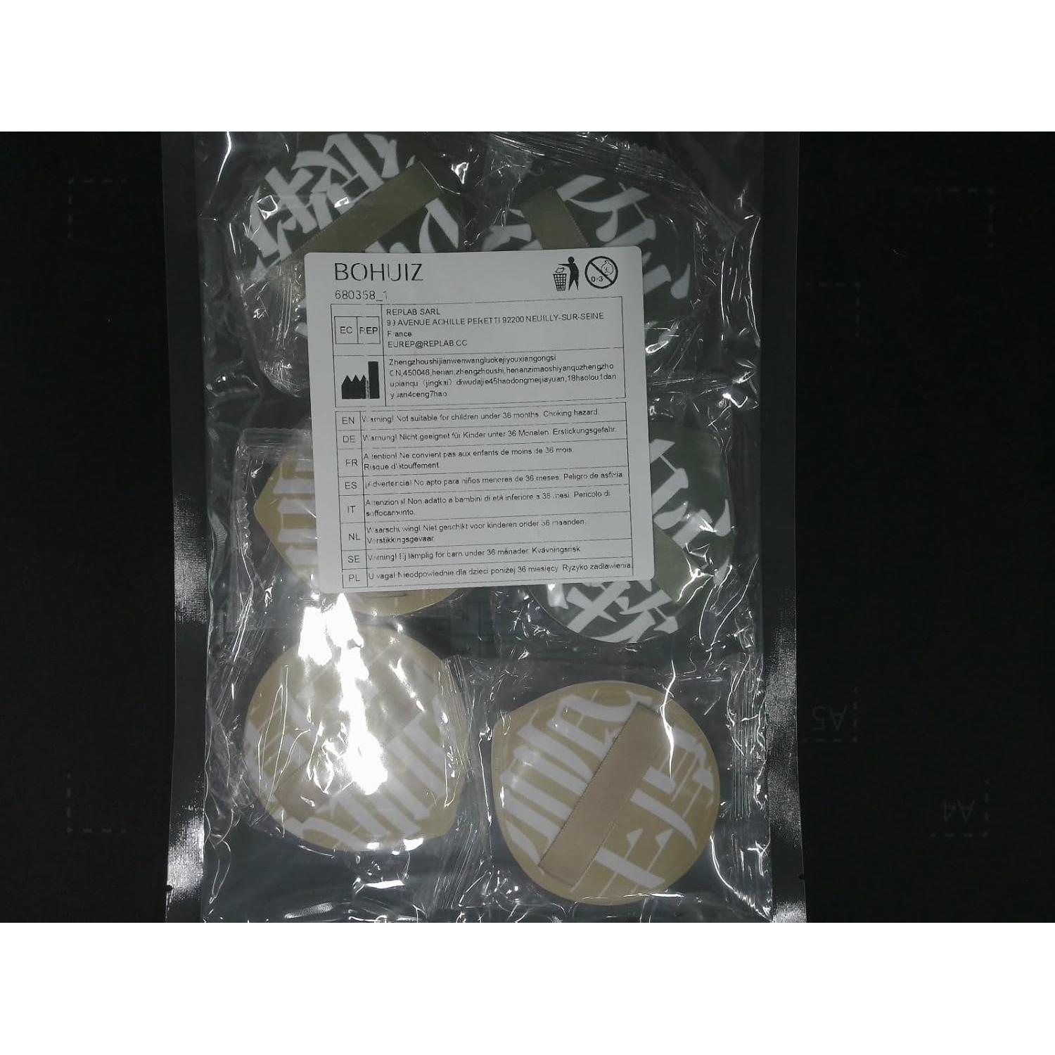 Set de 6 Esponjas de Maquillaje BOHUIZ Grande para Base y Corrector