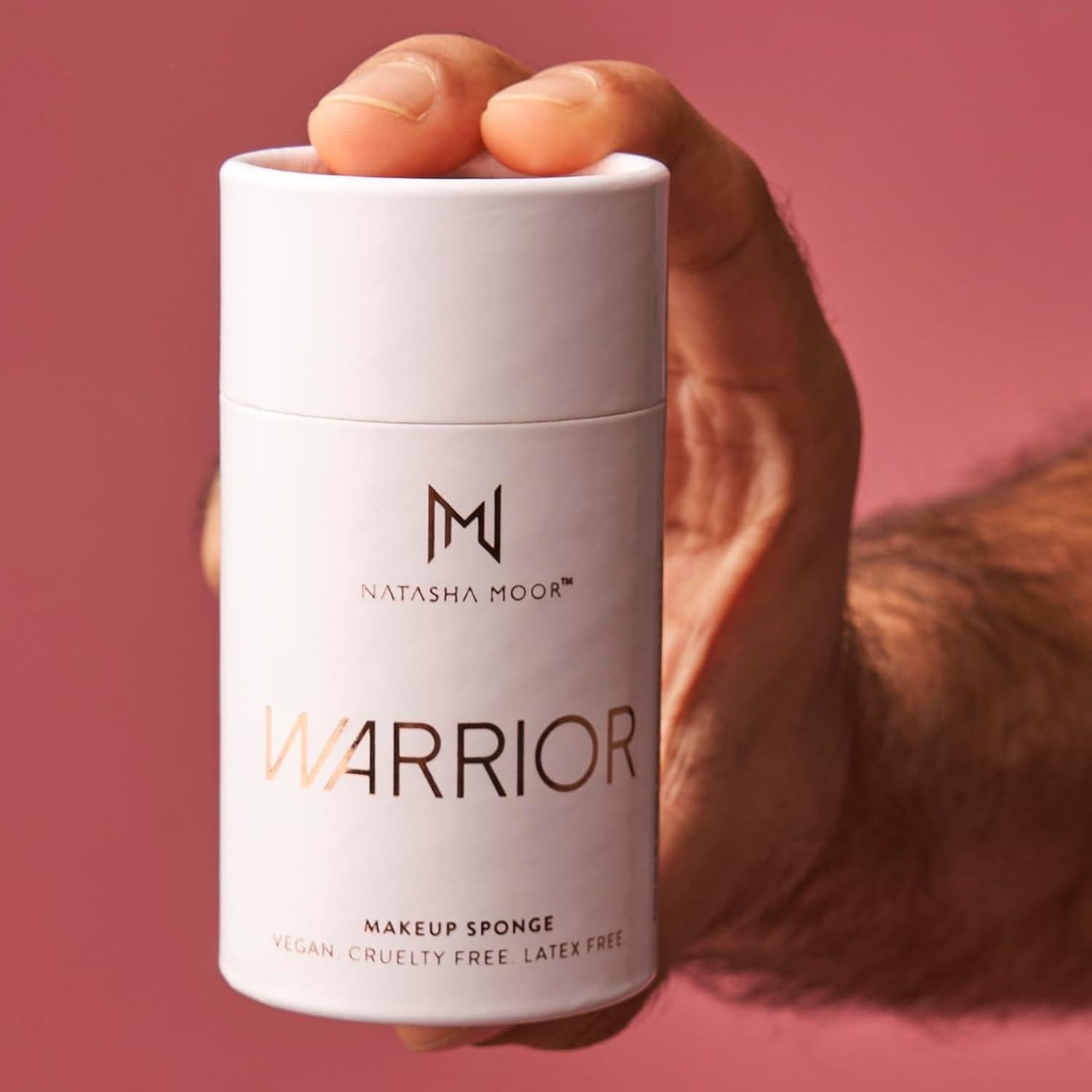 Esponja de Maquillaje Natasha Moor Guerrera - Microfibra Vegana