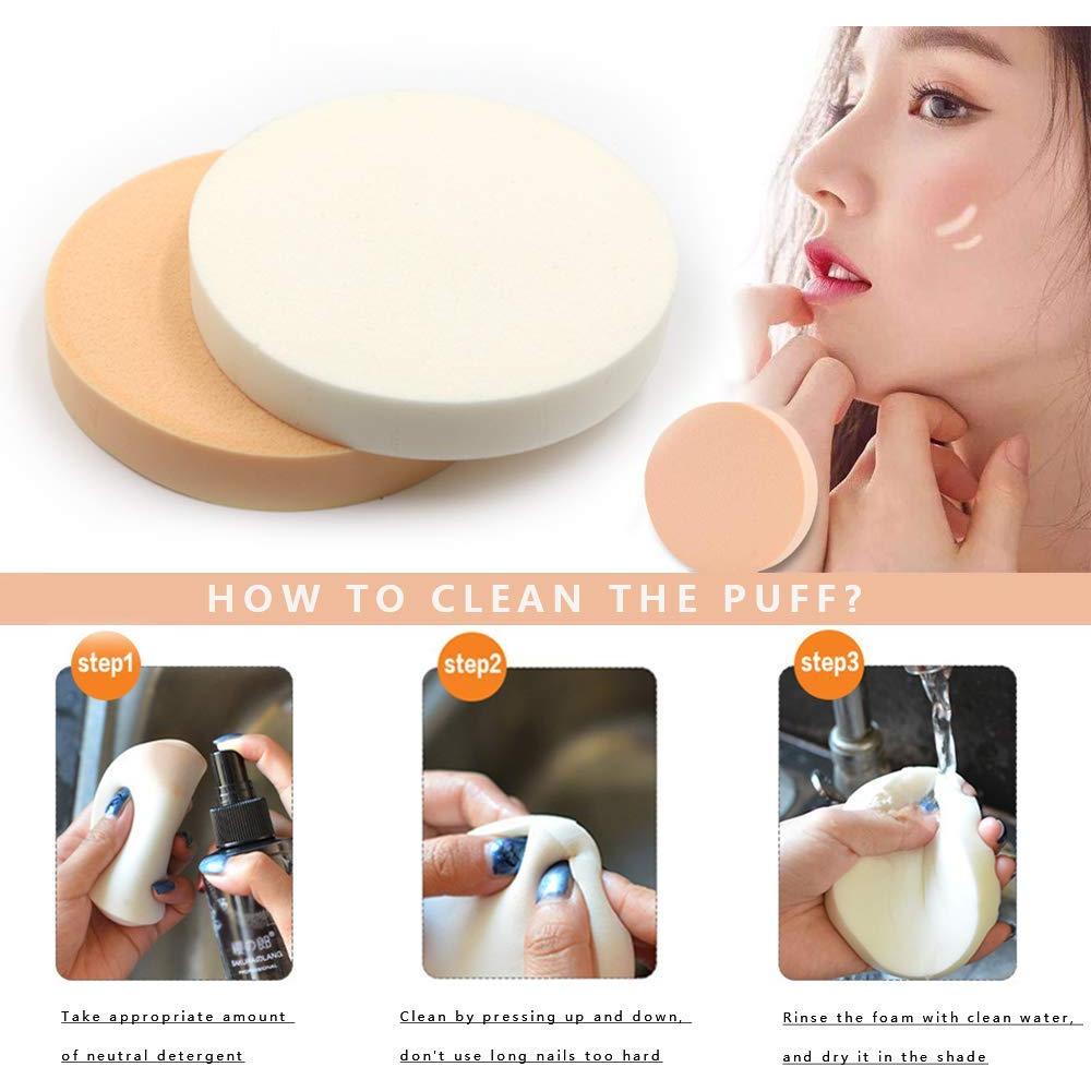 Esponjas de Maquillaje Redondas Grandes MyOnly - 3 Piezas