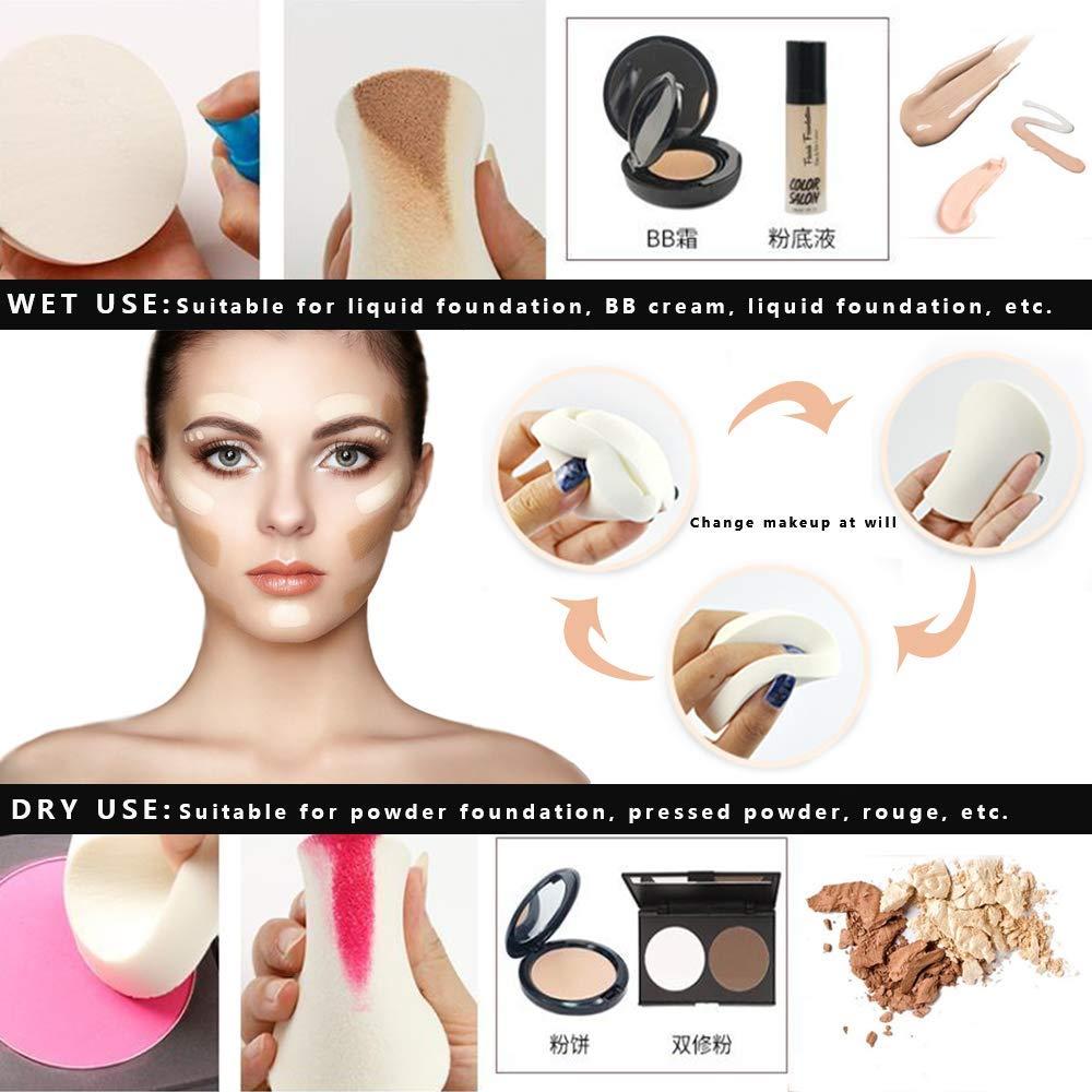 Esponjas de Maquillaje Redondas Grandes MyOnly - 3 Piezas