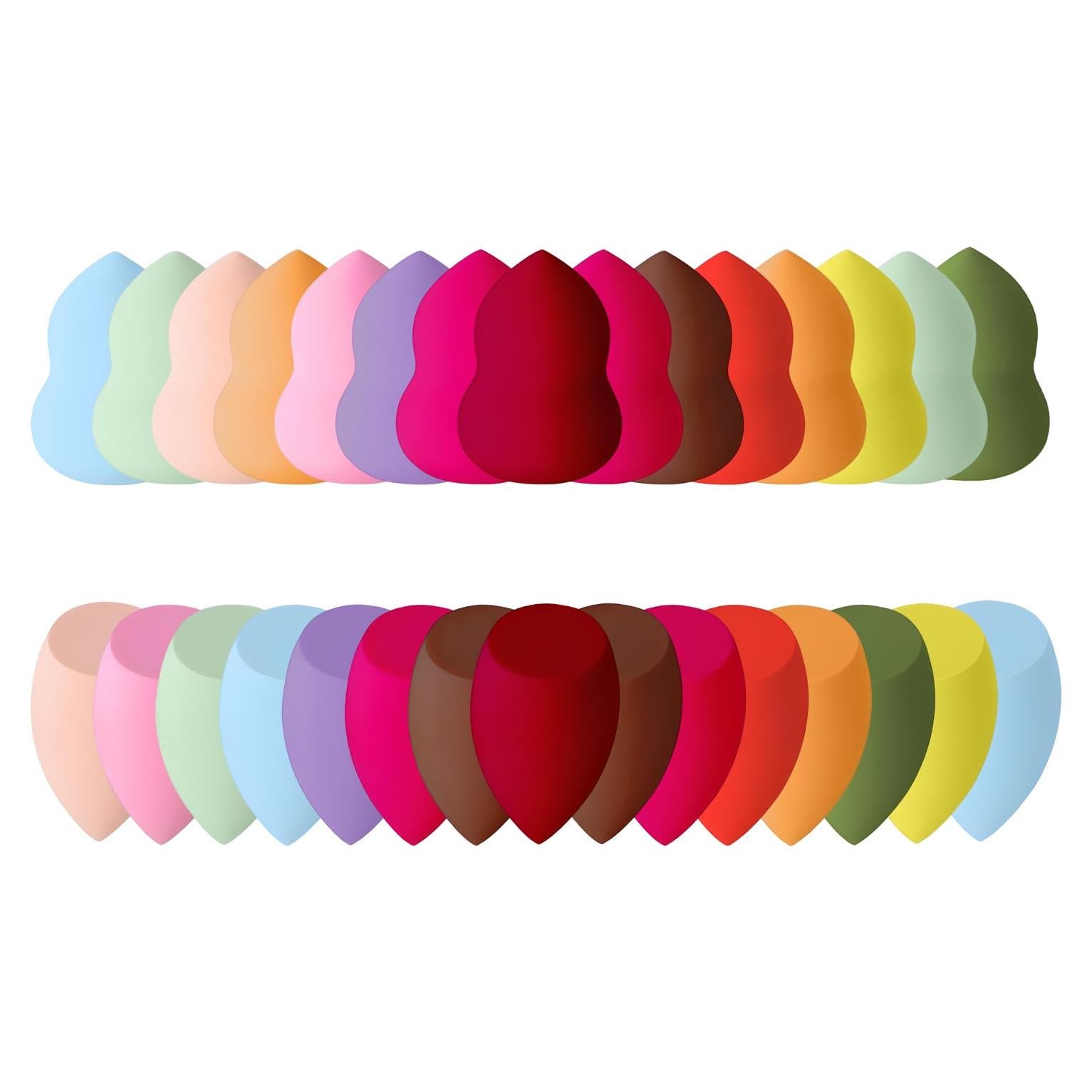 Juego de 30 Esponjas de Maquillaje QSdywlyd - Suaves y Reutilizables