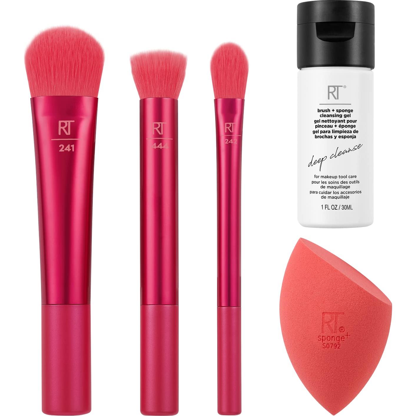Set de Brochas y Esponjas de Maquillaje Real Techniques 5 Piezas