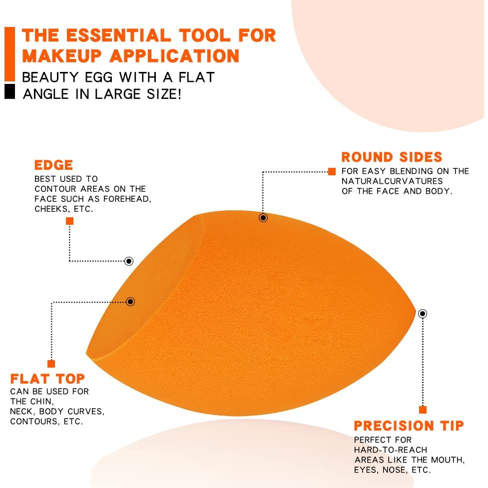 Esponja de Belleza Grande ZerzSemp 11cm Jumbo para Maquillaje