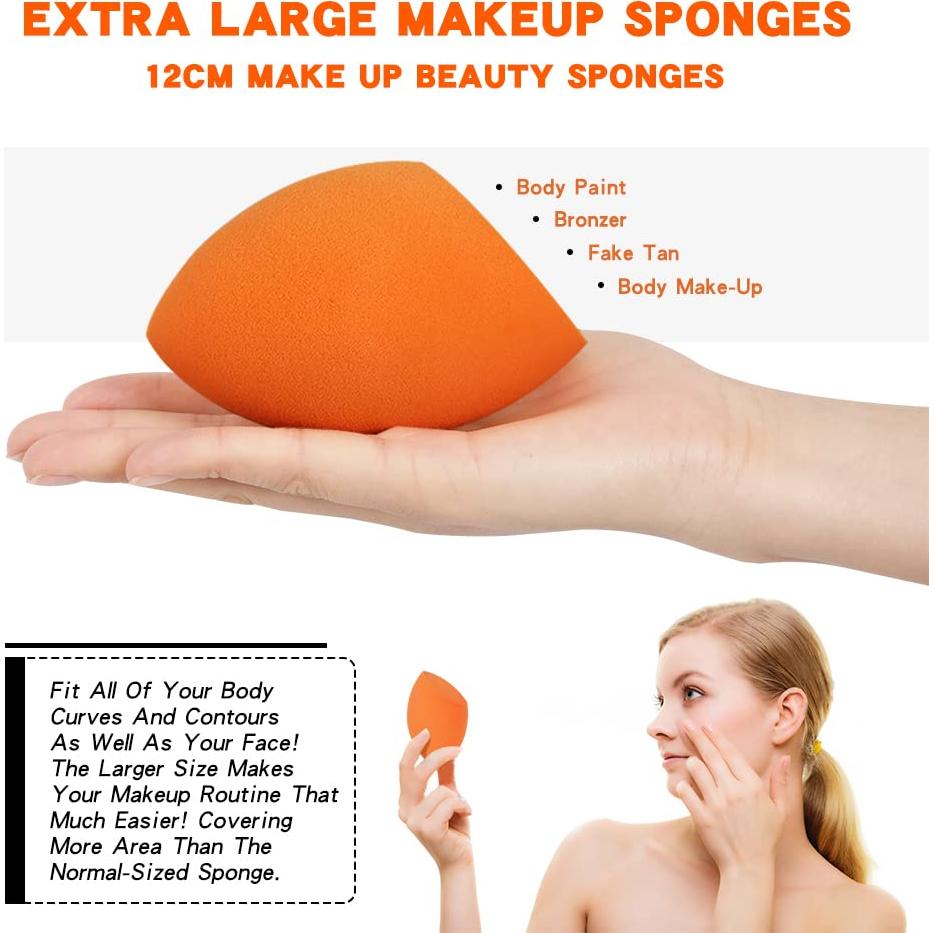 Esponja de Belleza Grande ZerzSemp 11cm Jumbo para Maquillaje