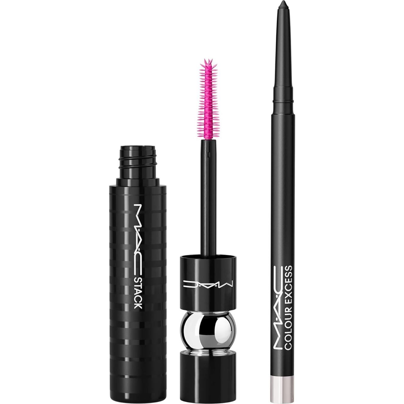 Set de Ojos MAC Eye-Con: Pestañas y Delineador, 2 Piezas