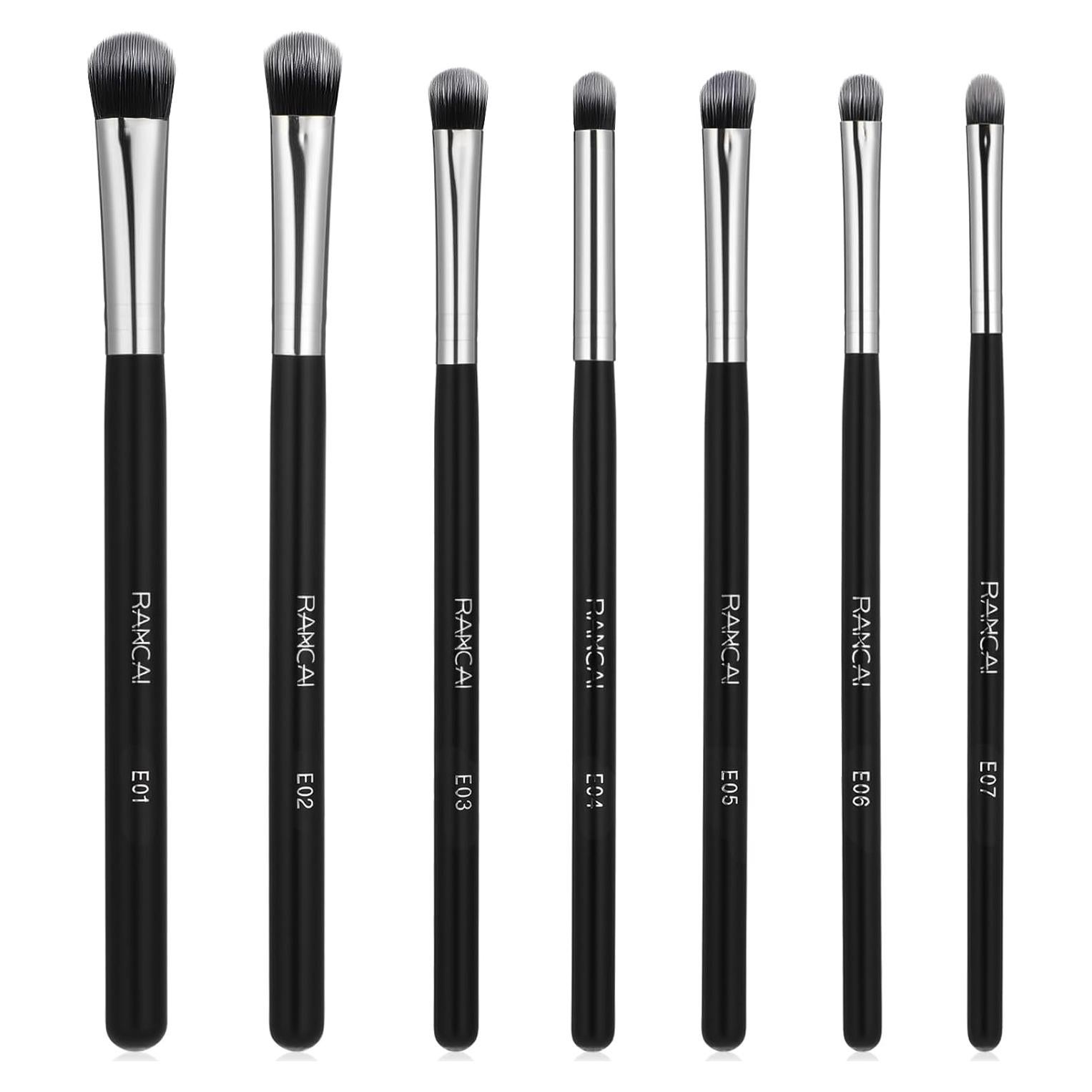 Juego de 7 Pinceles para Maquillaje de Ojos Skrfren