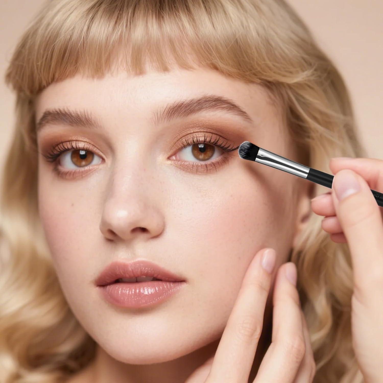 Juego de 7 Pinceles para Maquillaje de Ojos Skrfren