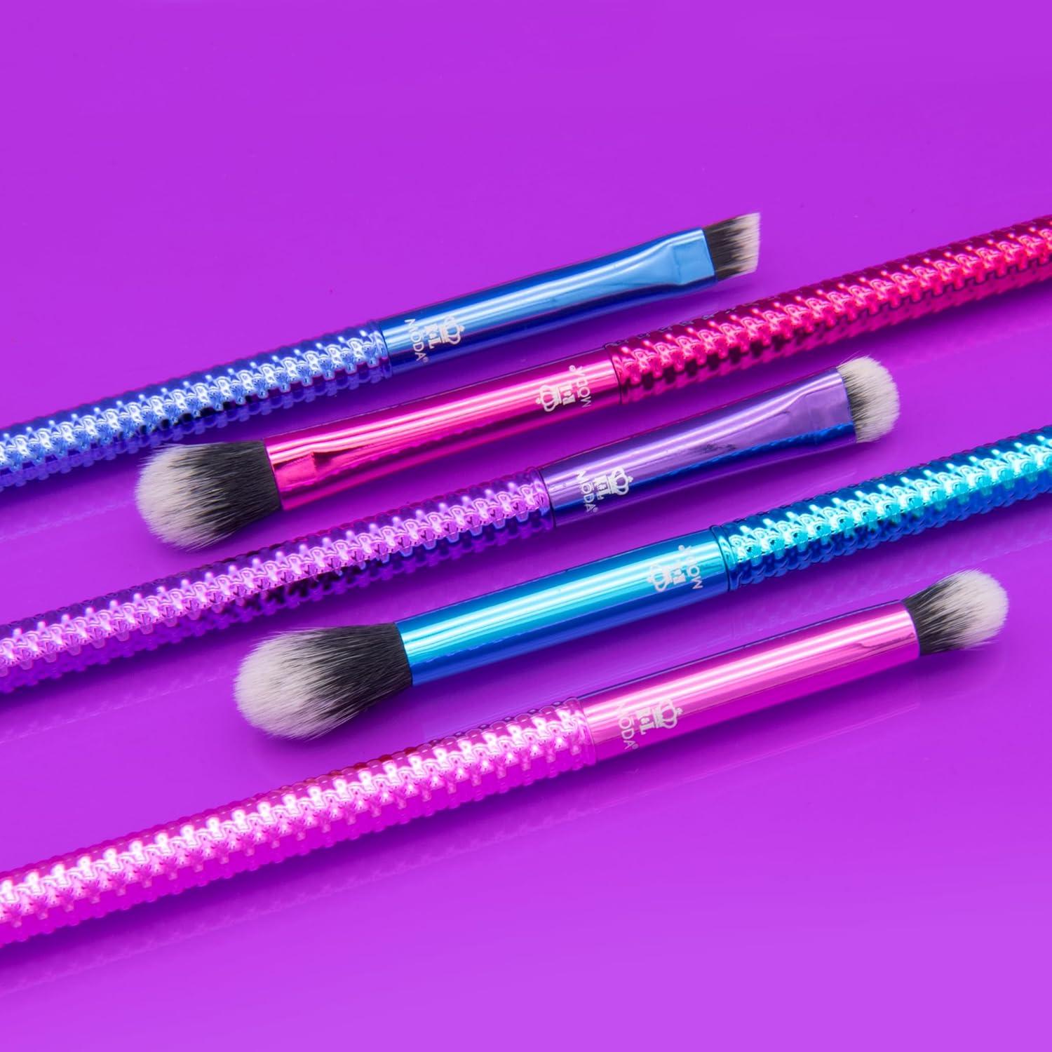 Kit de Brochas de Maquillaje para Ojos MODA 5 Piezas Deluxe