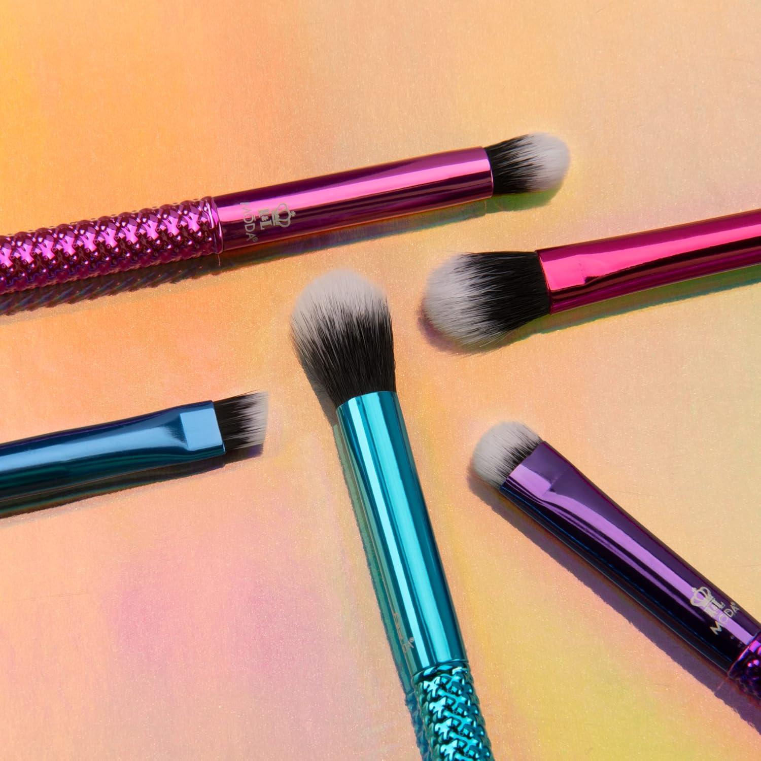 Kit de Brochas de Maquillaje para Ojos MODA 5 Piezas Deluxe