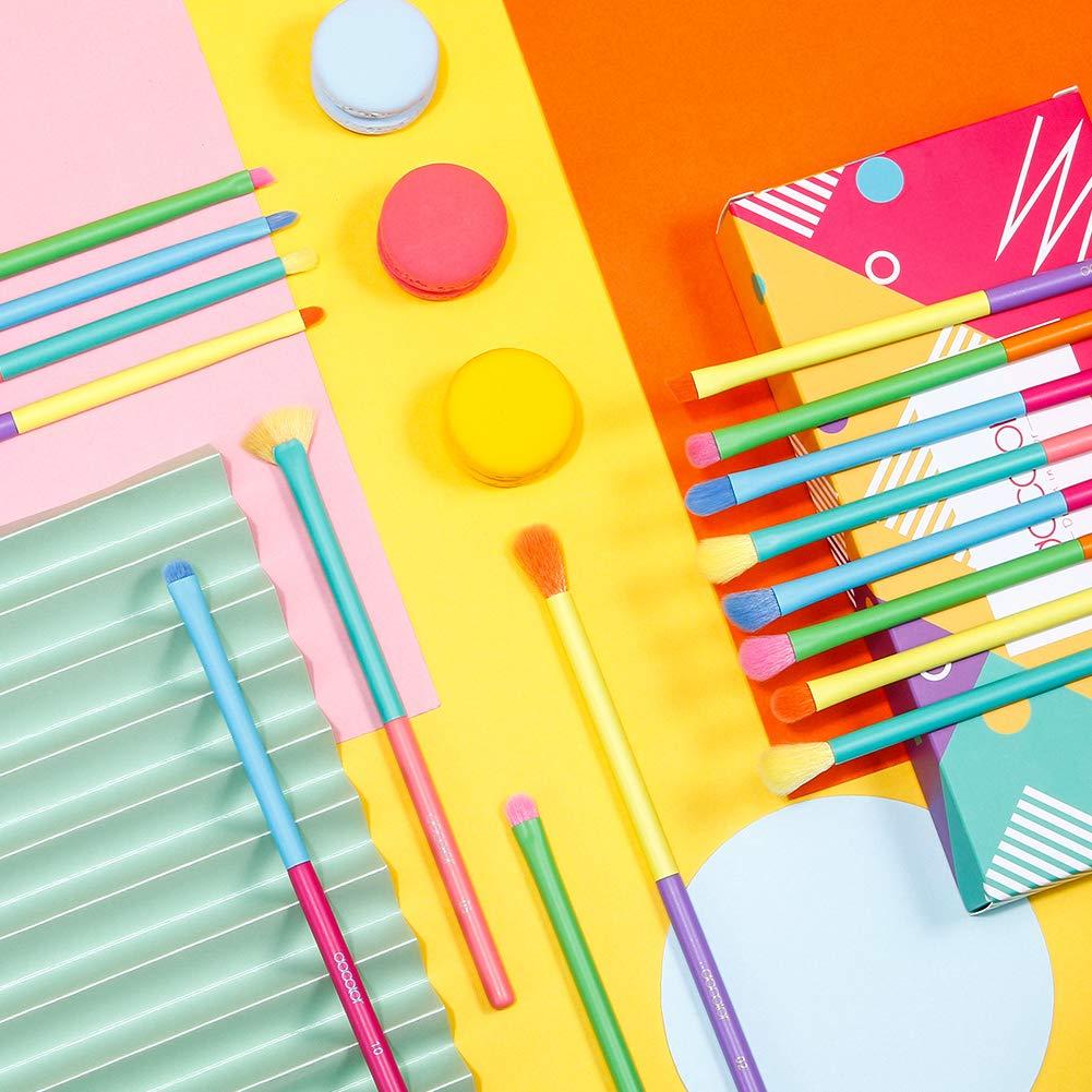 Docolor Conjunto de 16 Pinceles de Maquillaje para Ojos