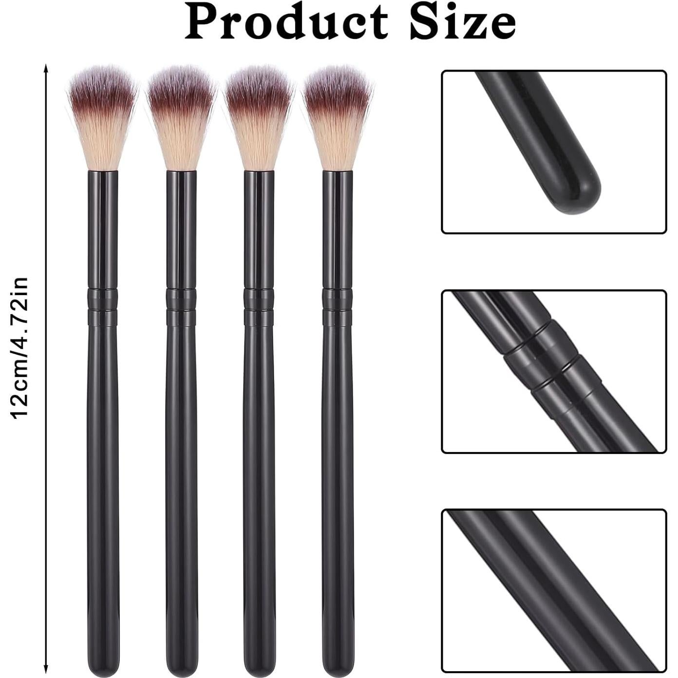 Set de 4 Brochas de Sombra de Ojos QfwdfcTrenz 12 cm