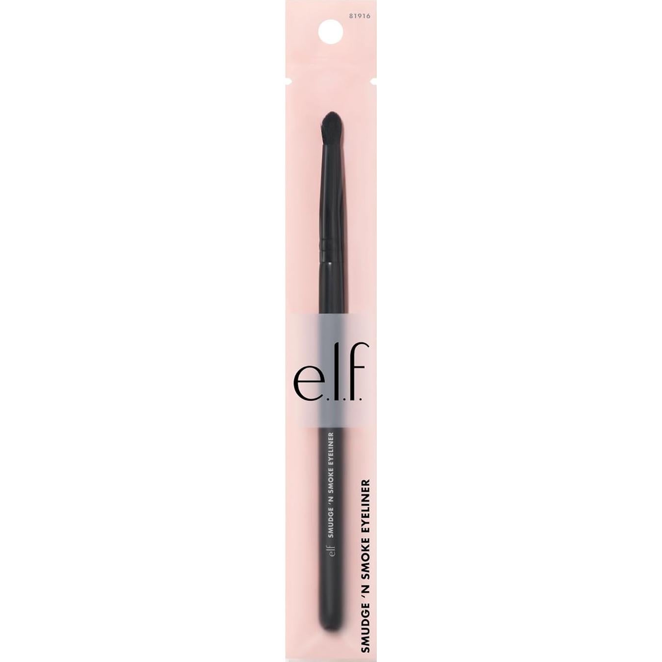 Pincel para Delinear y Difuminar e.l.f. Cosmetics Vegano 19.4cm