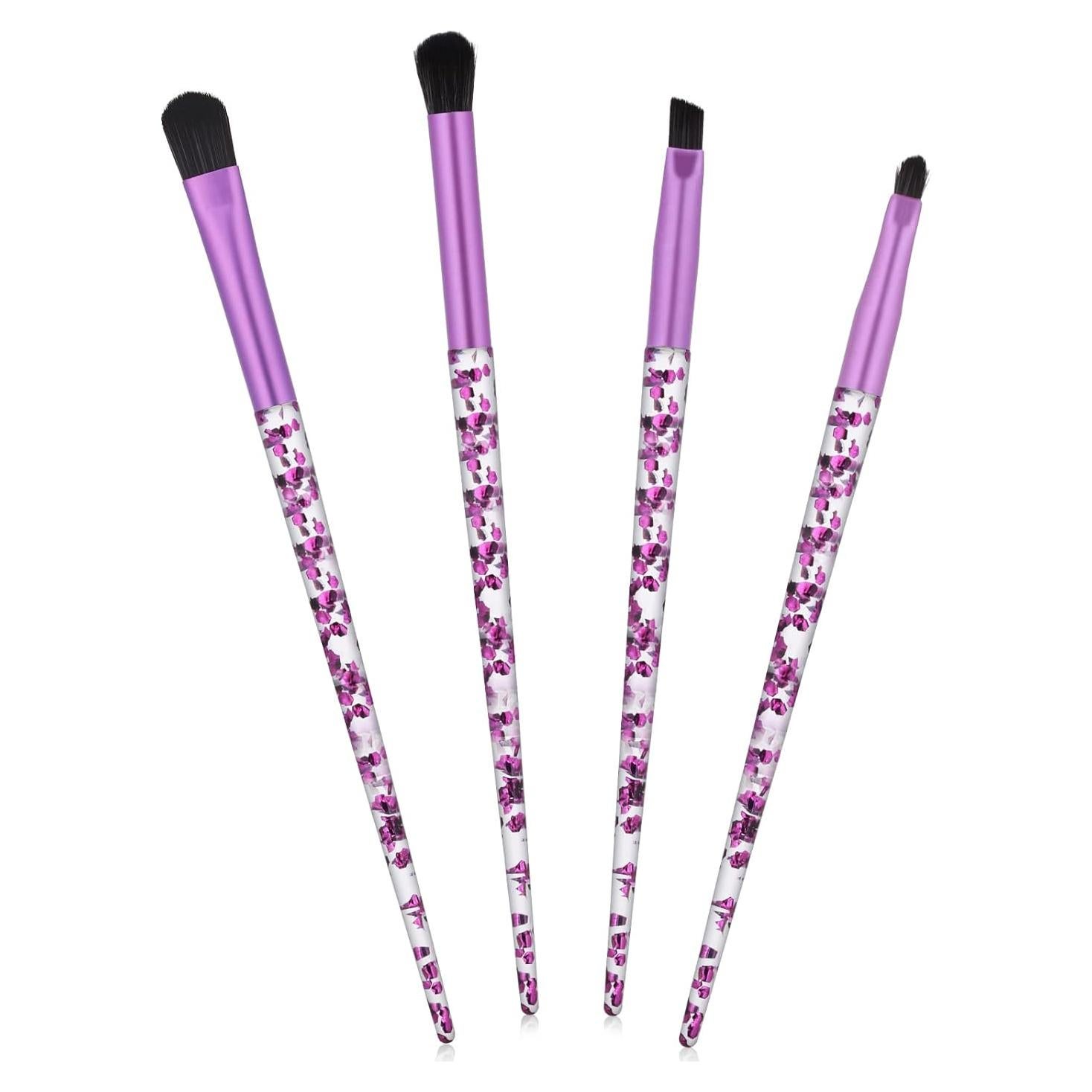 Juego de Brochas de Maquillaje para Ojos WLLHYF 4 Piezas