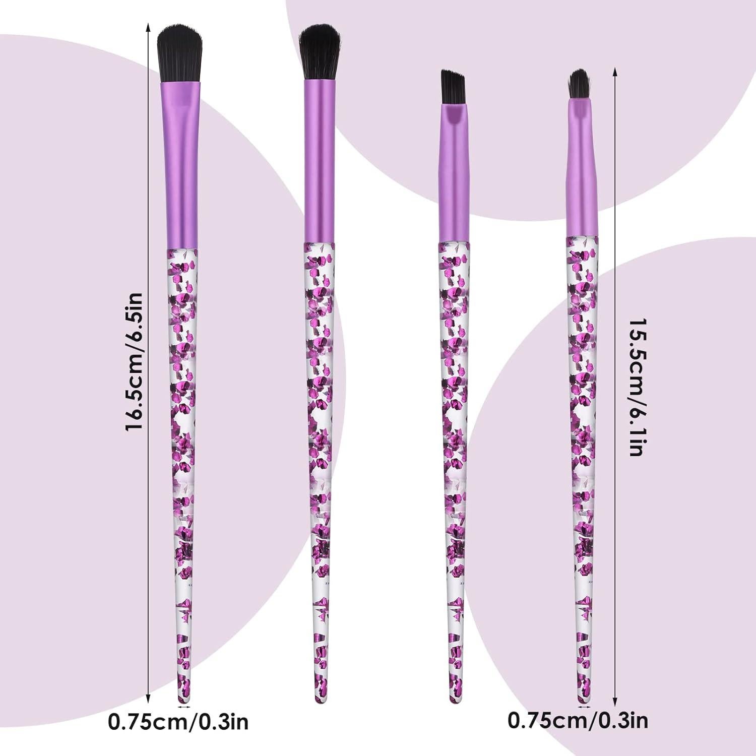 Juego de Brochas de Maquillaje para Ojos WLLHYF 4 Piezas