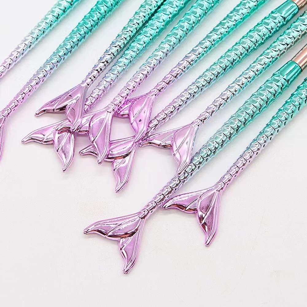 Juego de Brochas de Maquillaje 10 Piezas FULINJOY Cerdas Suaves