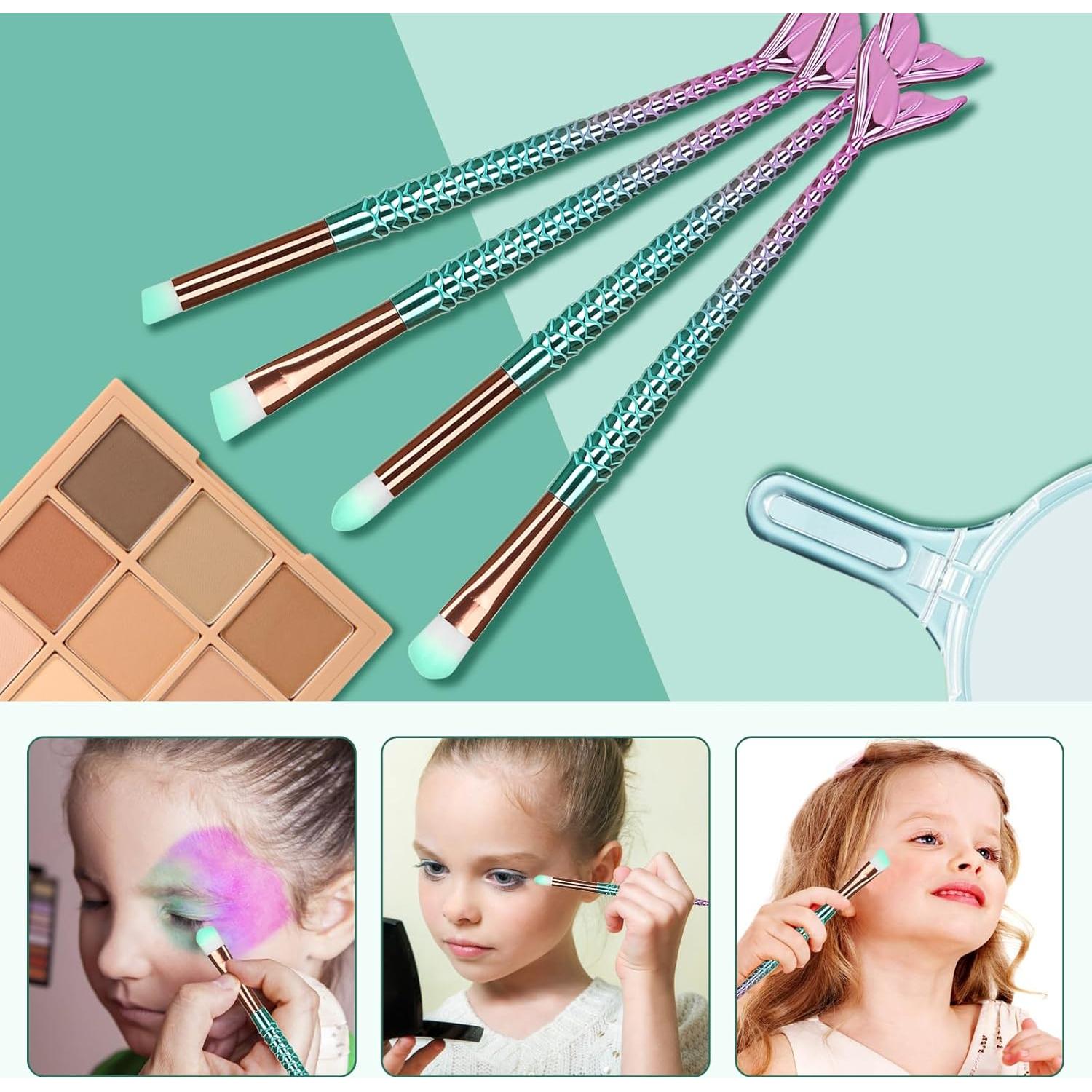 Juego de Brochas de Maquillaje 10 Piezas FULINJOY Cerdas Suaves