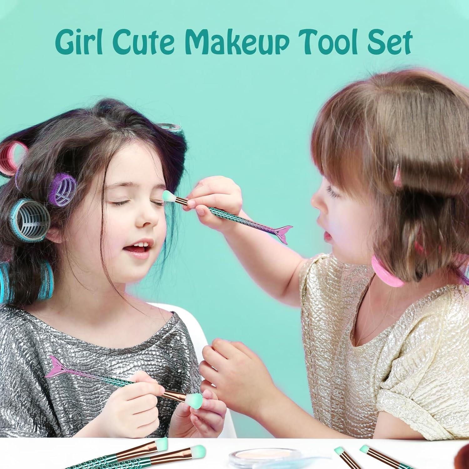 Juego de Brochas de Maquillaje 10 Piezas FULINJOY Cerdas Suaves