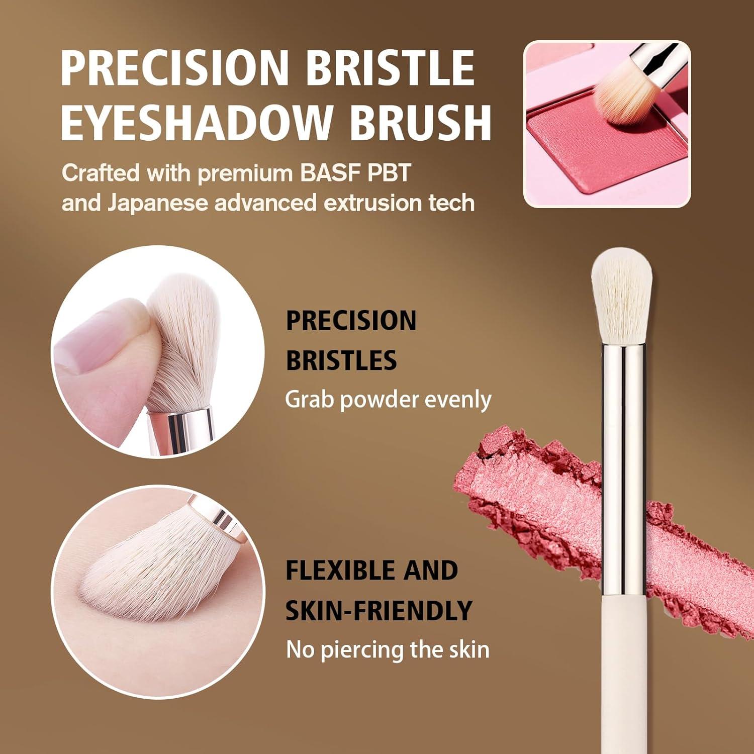 Juego de Pinceles para Sombras de Ojos LOCKCUTE - 4 Piezas