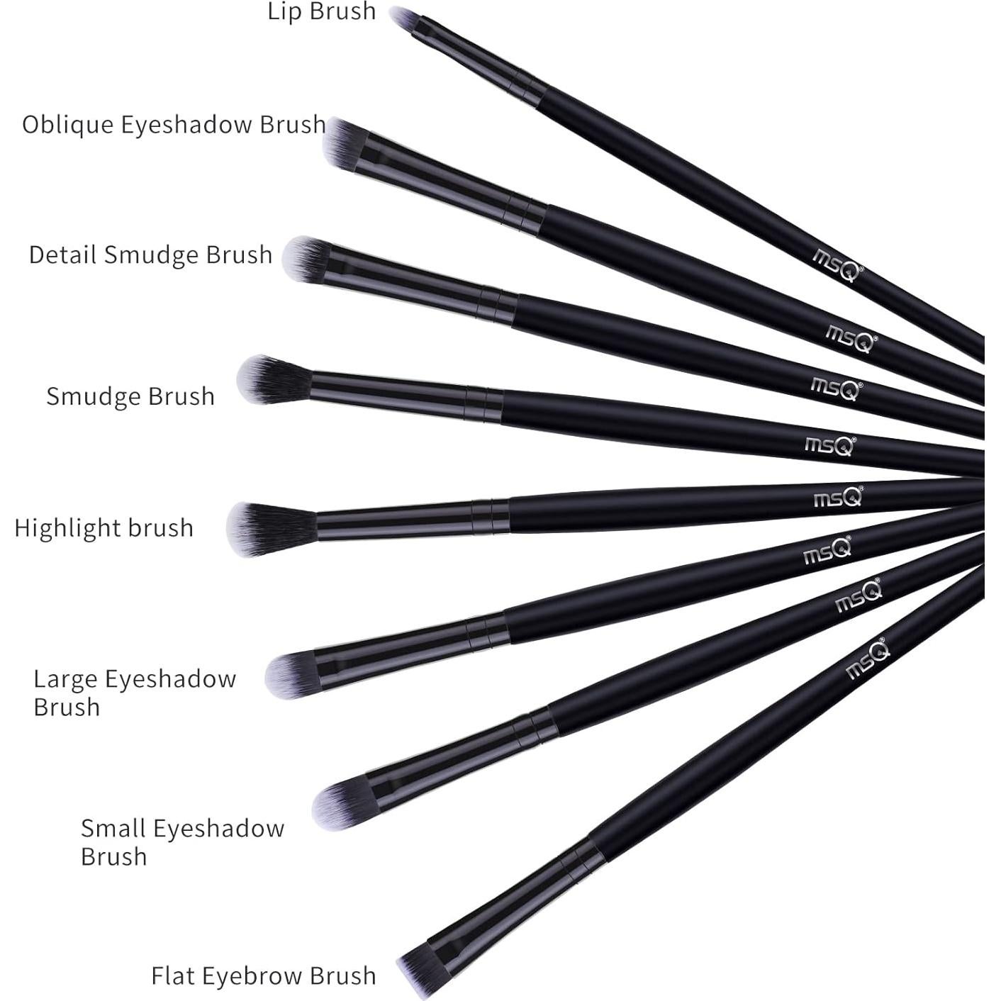 Juego de Brochas de Maquillaje para Ojos MSQ 8 Piezas