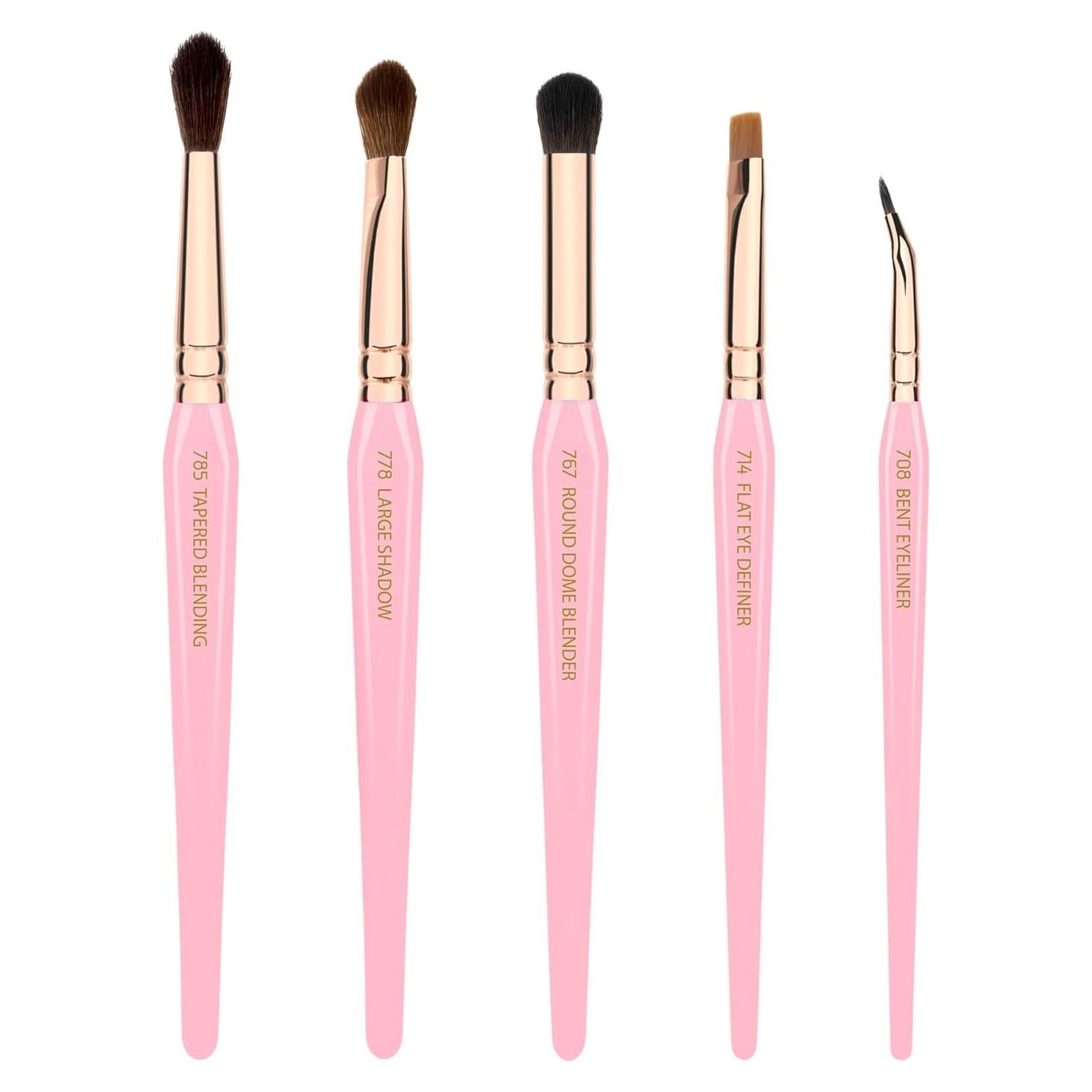 Juego de Pinceles de Maquillaje para Ojos Bdellium Tools - 5 Pcs