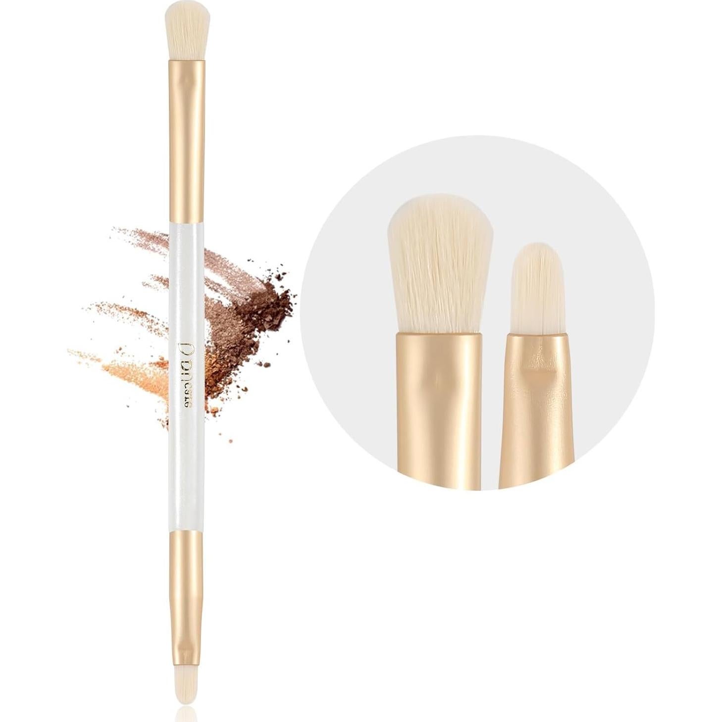 Brocha de Sombra de Ojos Doble Punta DUcare - Maquillaje Profesional