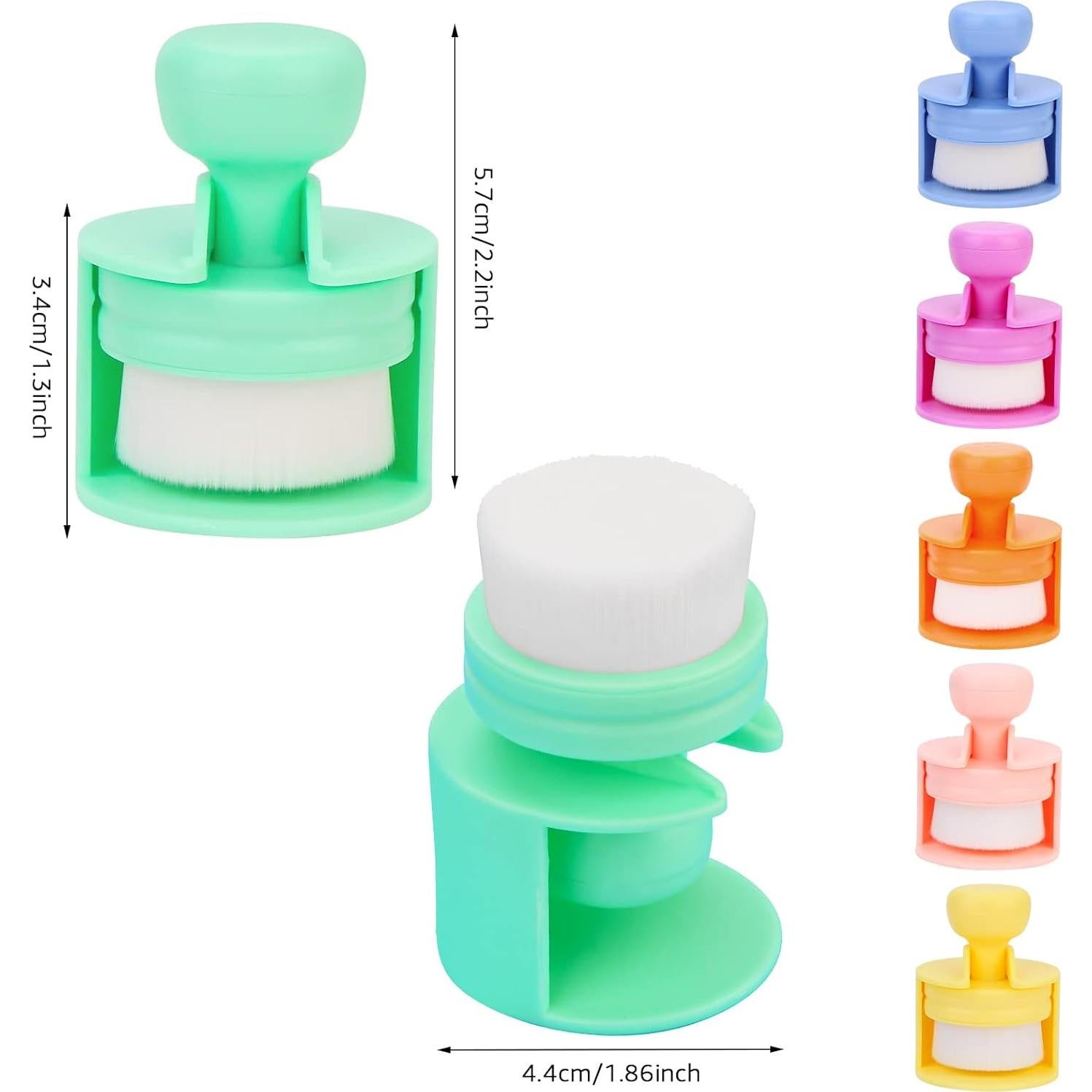 Cepillos de Mezcla de Tinta Yoseng 6 Piezas Punta Plana 3.81 cm