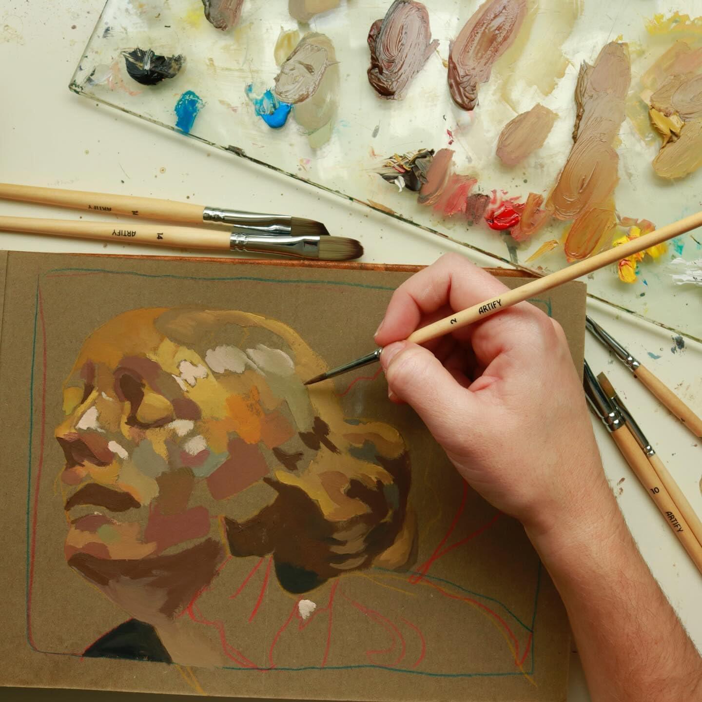 Set de Pinceles Profesionales ARTIFY 25 Piezas Nailon Sintético