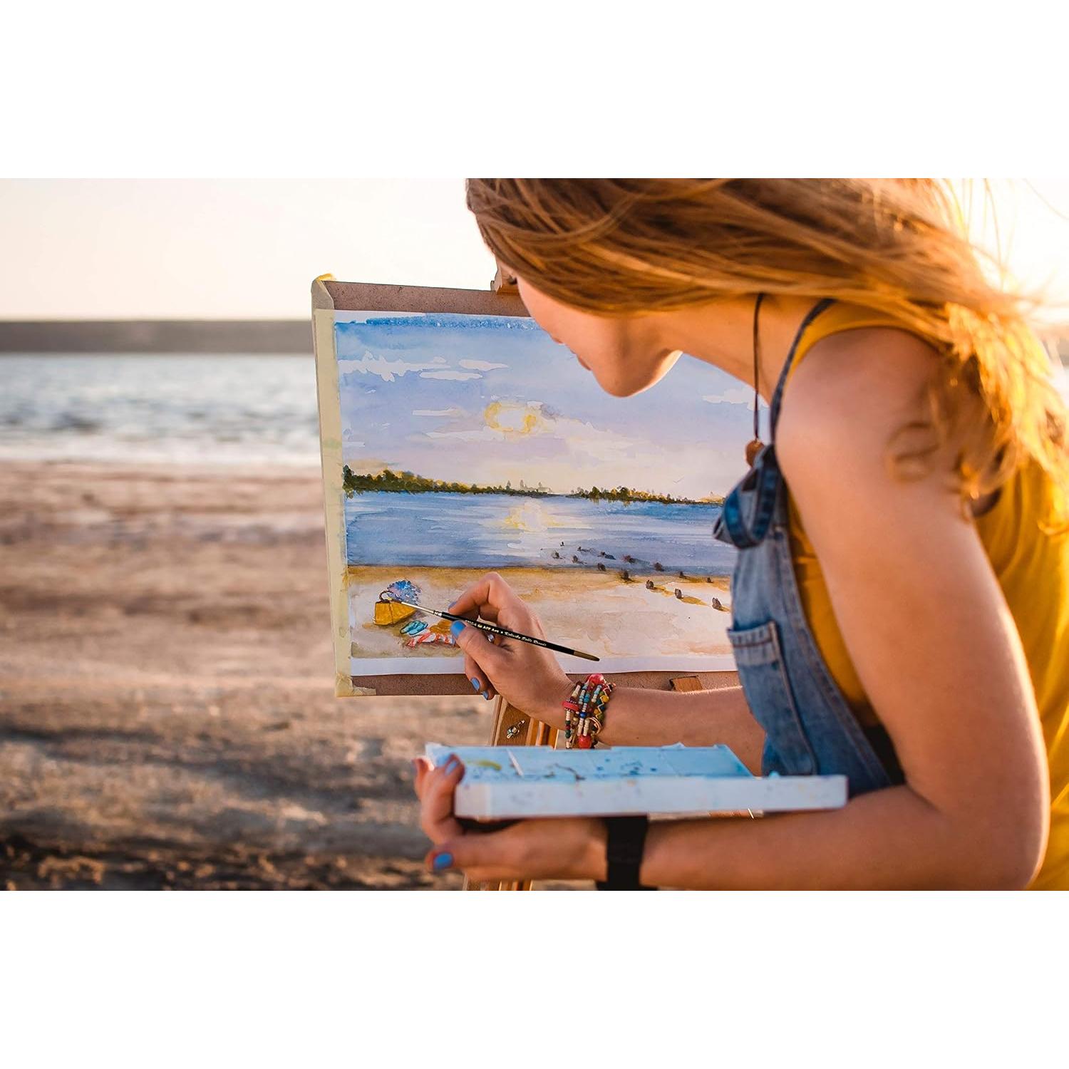 Conjunto de Pinceles de Detalle AIT Art - 5 Pinceles Kolinsky