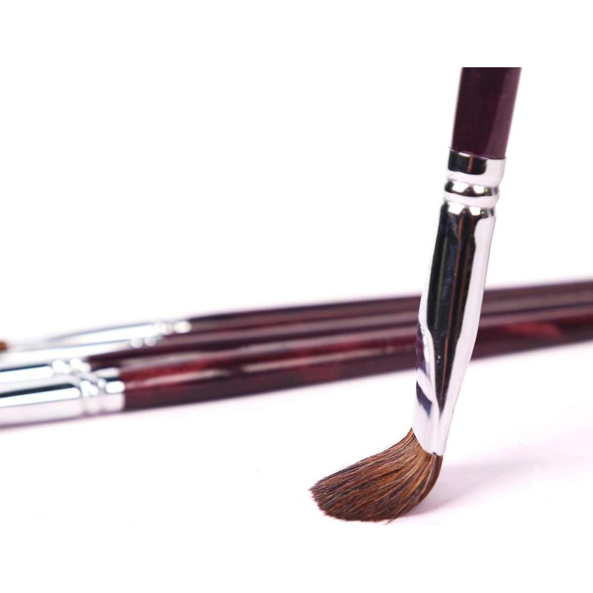 Set de Pinceles Filbert Transon 6pcs para Acrílico y Óleo